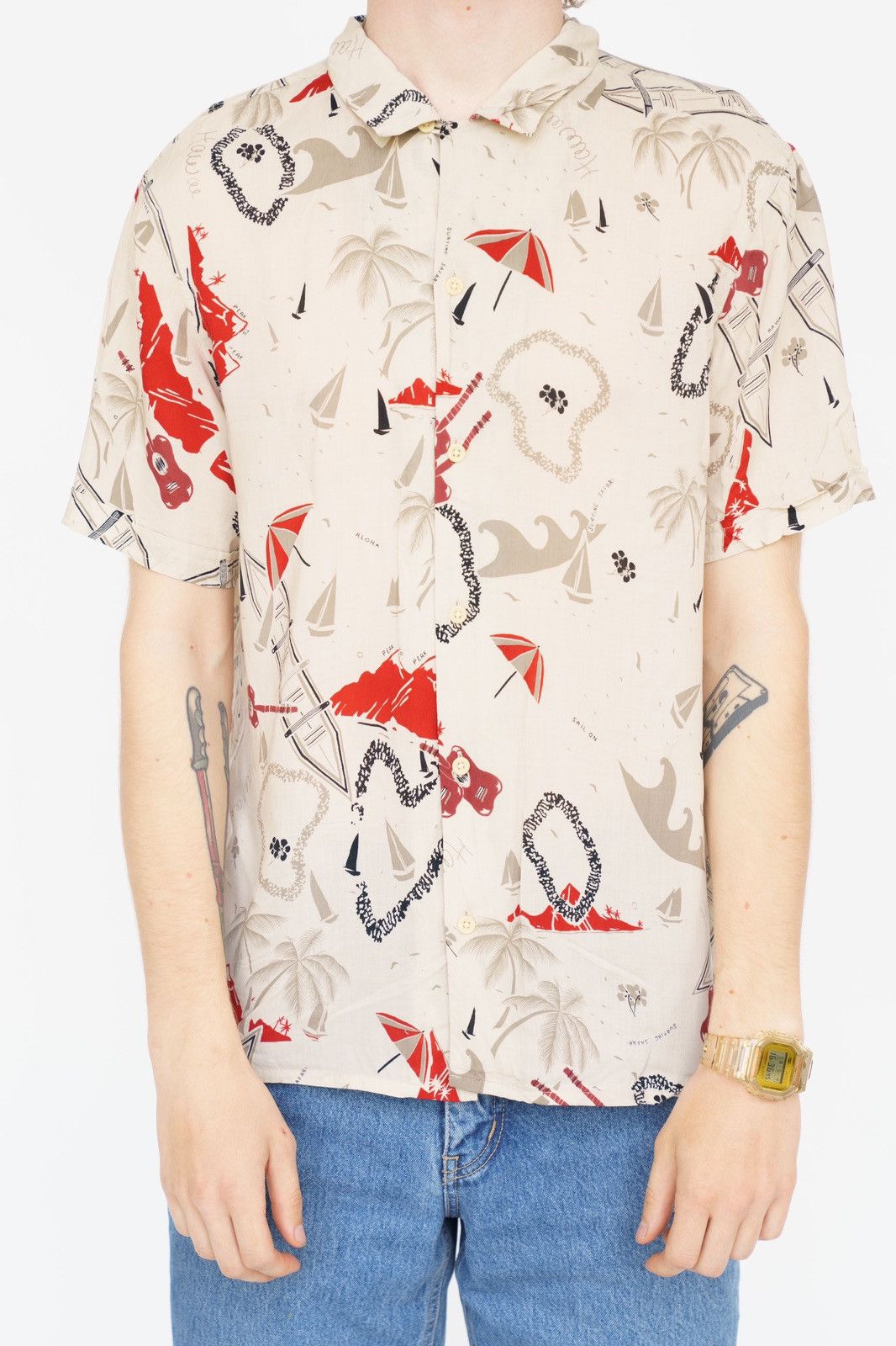 Allsaints Allsaints Ulua S/S Shirt Button ups Size US M / EU 48-50 / 2 - 1 Thumbnail