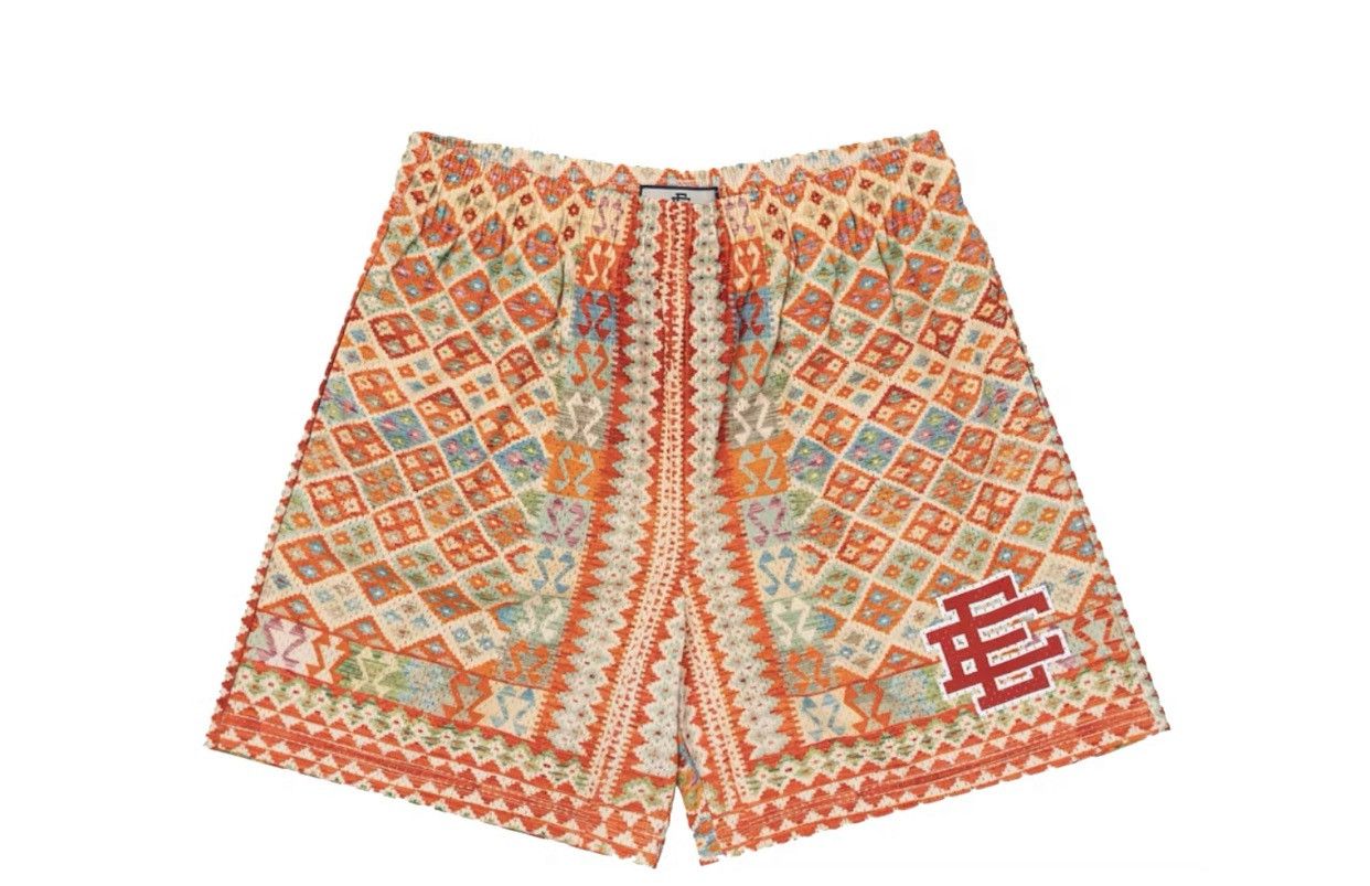 Eric Emanuel Eric Emanuel Shorts XXL RUGS RED ORANGE Size US 40 / EU 56 - 1 Thumbnail