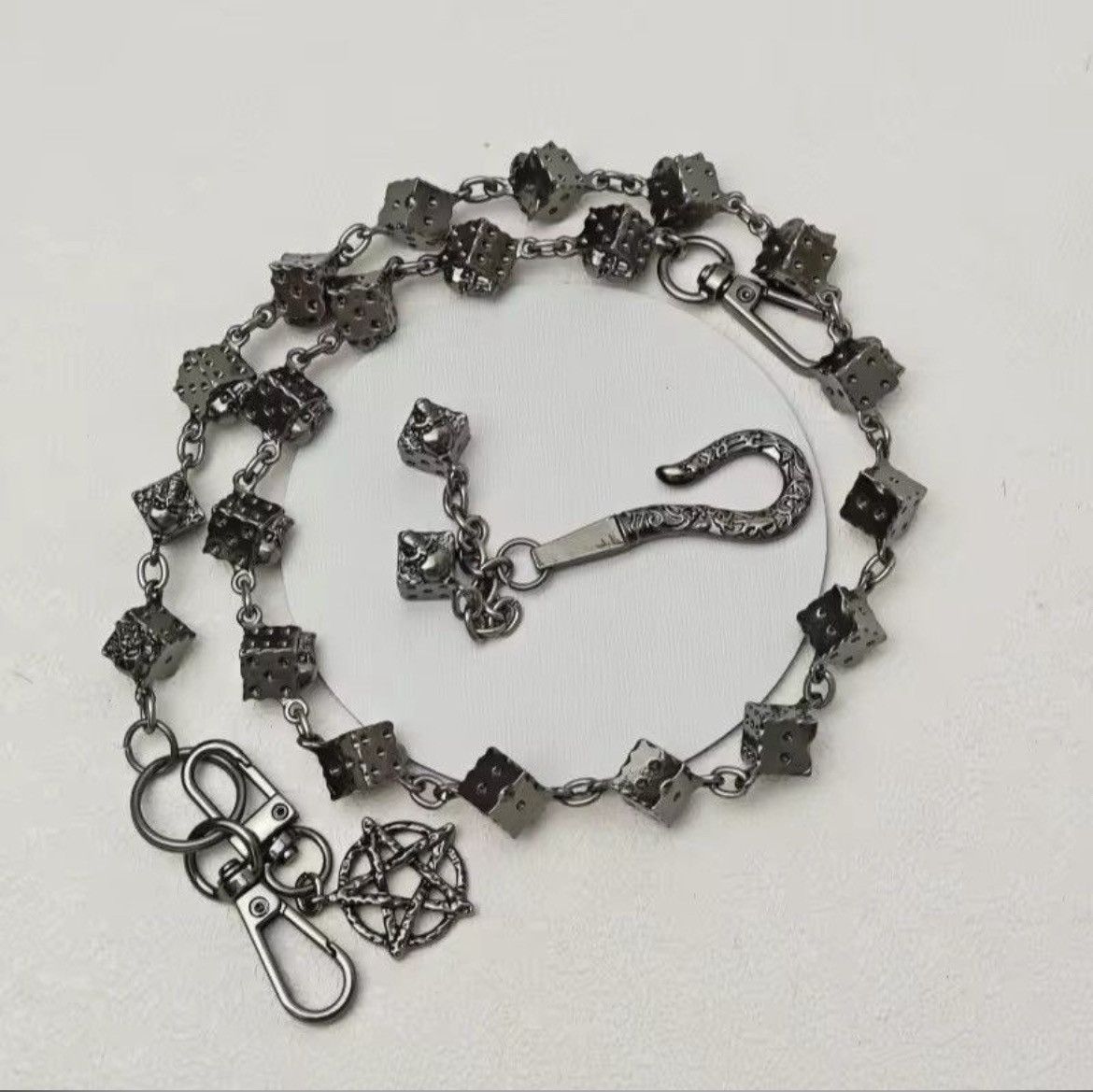 Other Dice and Skulls Rock Wallet Chain Size ONE SIZE - 2 Thumbnail