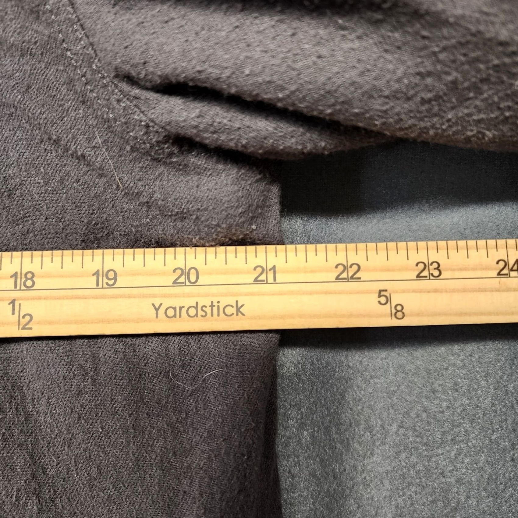 JCPenney VINTAGE Big Mac Shacket Jacket Mens Medium Gray Sherpa Lined Snap JC Penney Workwear Size US M / EU 48-50 / 2 - 7 Thumbnail