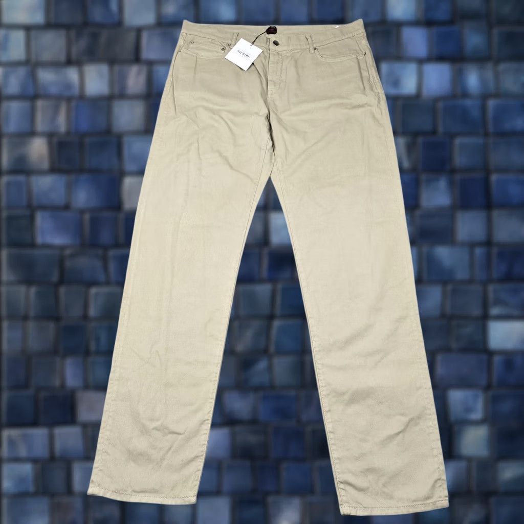 MP Massimo Piombo Massimo Piombo Alex 5 Pockets Jeans Mens Beige Denim Straight Italy New 34x34 Size US 40 / EU 56 - 1 Thumbnail
