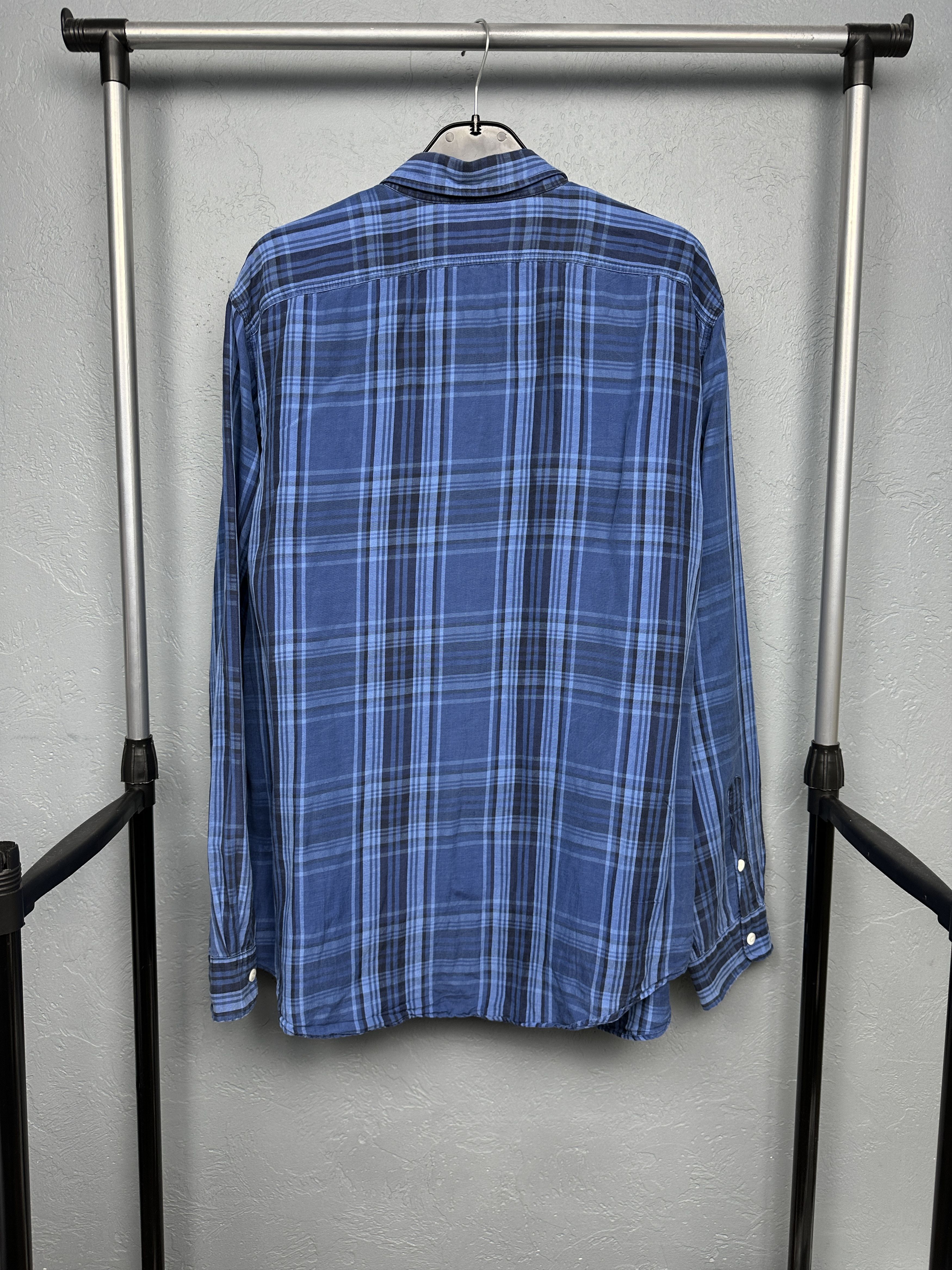 Polo Ralph Lauren Polo Ralph Lauren Vintage Mens Silk - Linen Shirt Size US XL / EU 56 / 4 - 6 Thumbnail