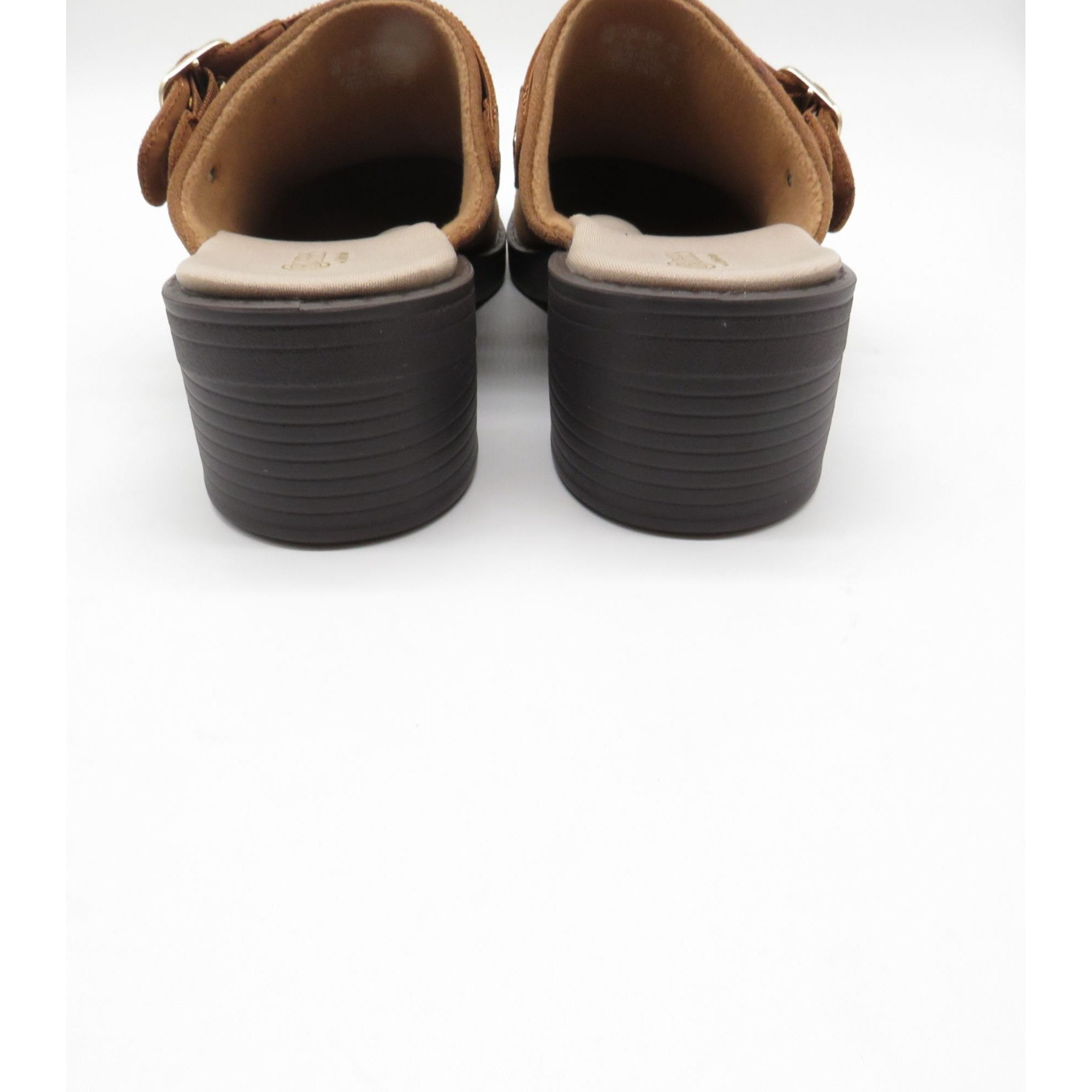 Other Beezies Open Book Tan Suede Buckle Mule Clogs Womens Size 10 Size US 10 / IT 40 - 6 Thumbnail