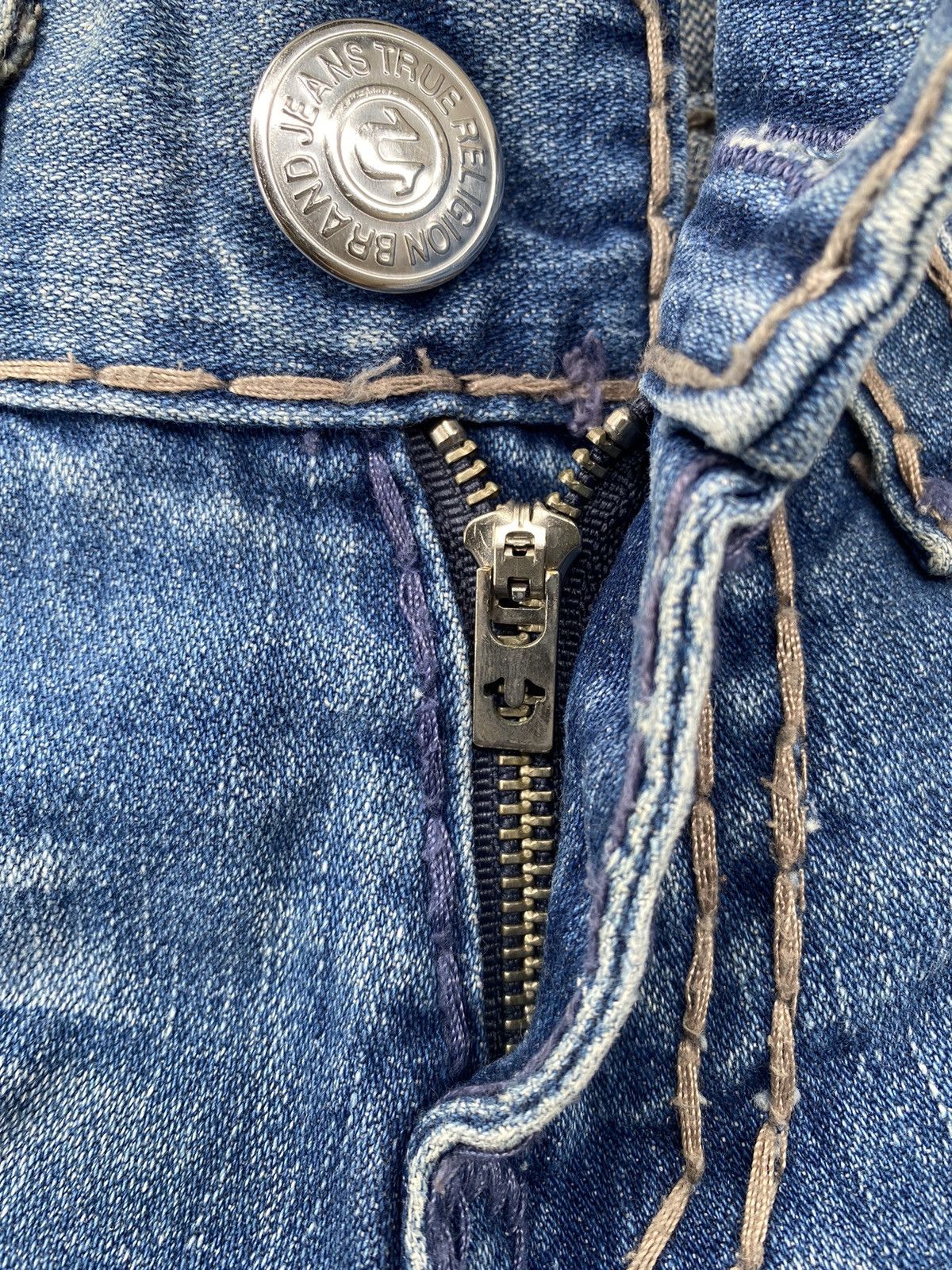True Religion Vintage True Religion Distressed Denim Pants Size US 30 / EU 46 - 11 Thumbnail