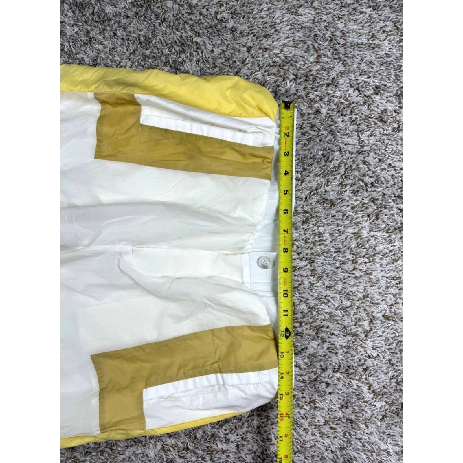 Hugo Boss HUGO BOSS Jogger Pants White Color Blocked Relaxed Drawstring Men's Small Pants S Jogger White Men Regular Size Regular Shirts? Size US 29 - 7 Thumbnail