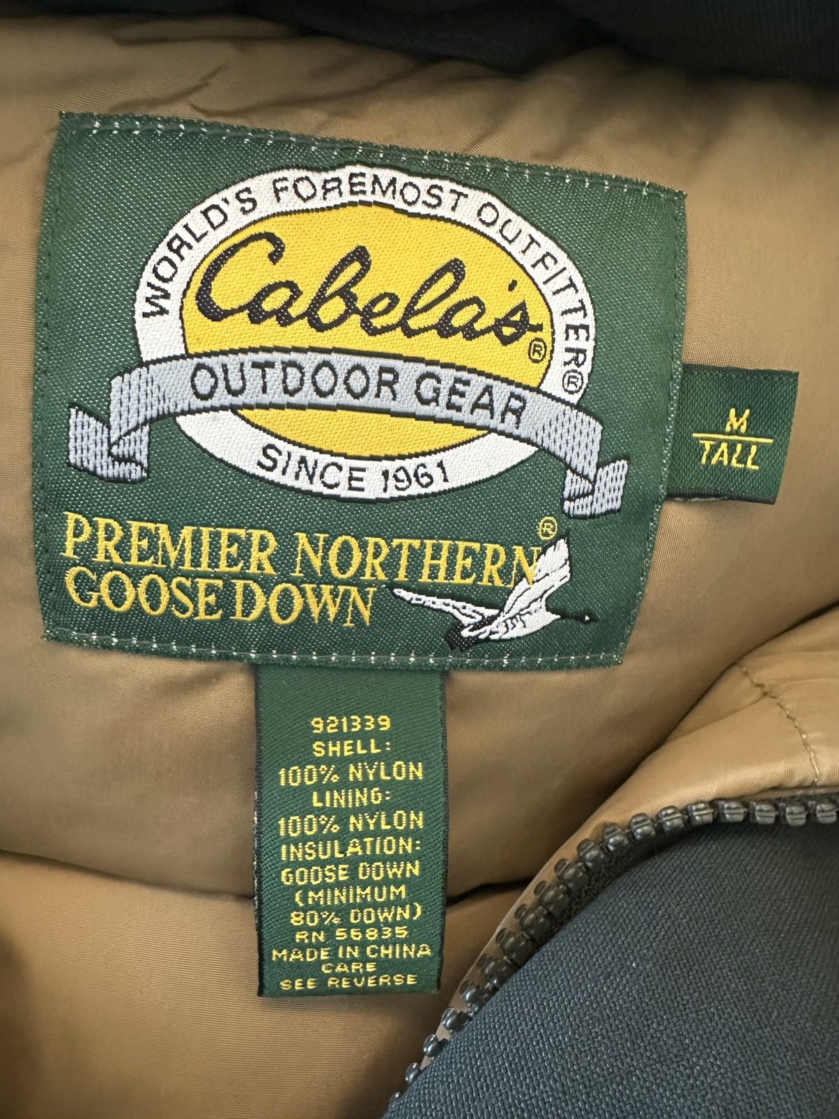 Cabelas VTG Cabela's Premier Northern Goose Down Parka Jacket Size US M / EU 48-50 / 2 - 6 Thumbnail