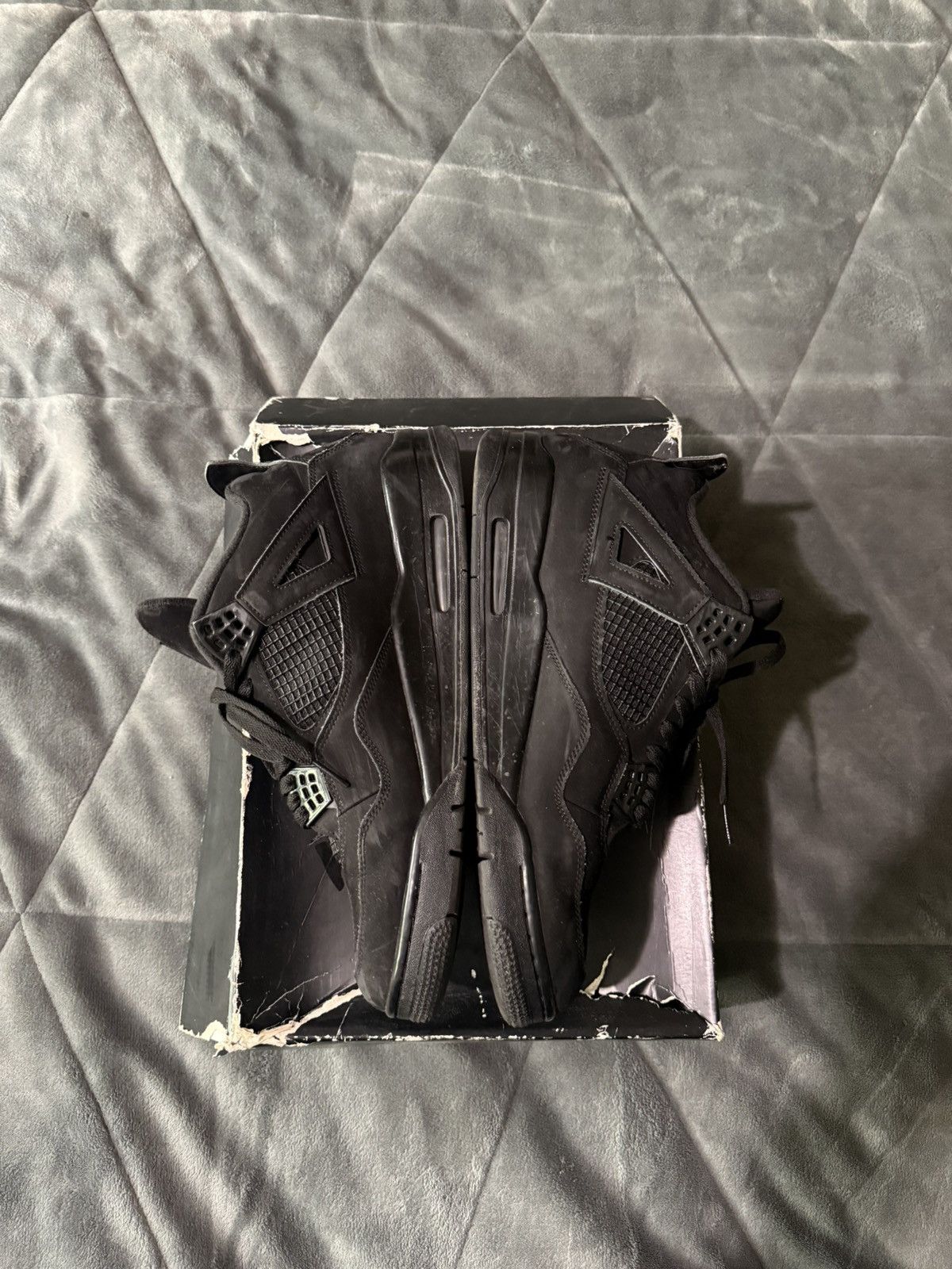 Jordan Brand Air Jordan 4 Retro “Black Cat” 2020 Size US 13 / EU 46 - 2 Thumbnail