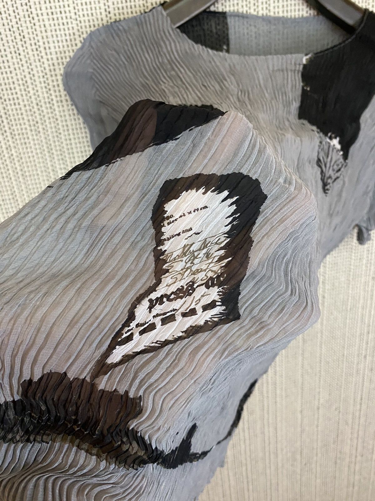 Designer × Issey Miyake Vtg issey miyake pleats please shirt stretch freesize Size M / US 6-8 / IT 42-44 - 4 Thumbnail