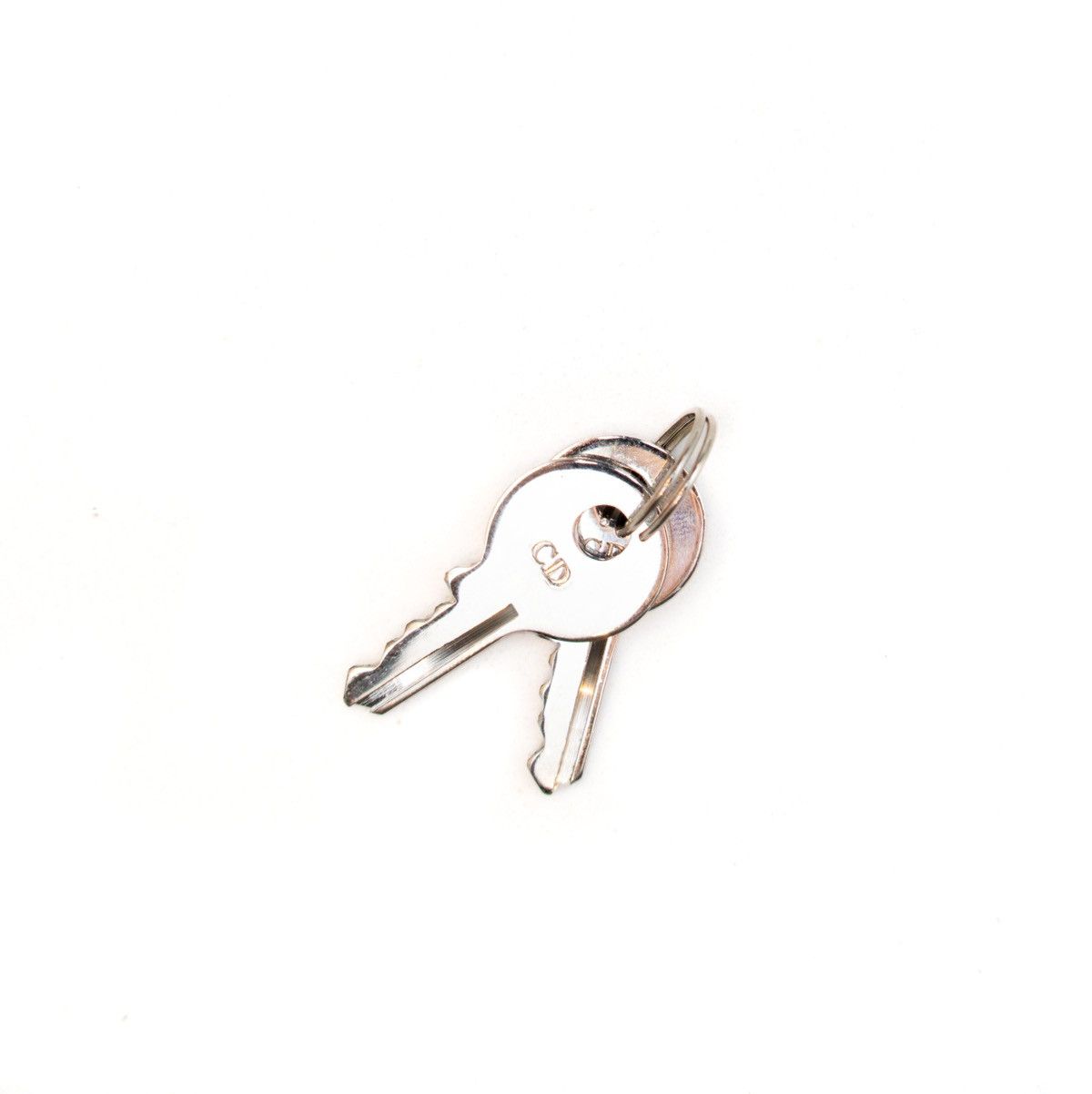 Dior Christian Dior Silver Logo Padlock and Key Bag Charm Set Size ONE SIZE - 7 Thumbnail