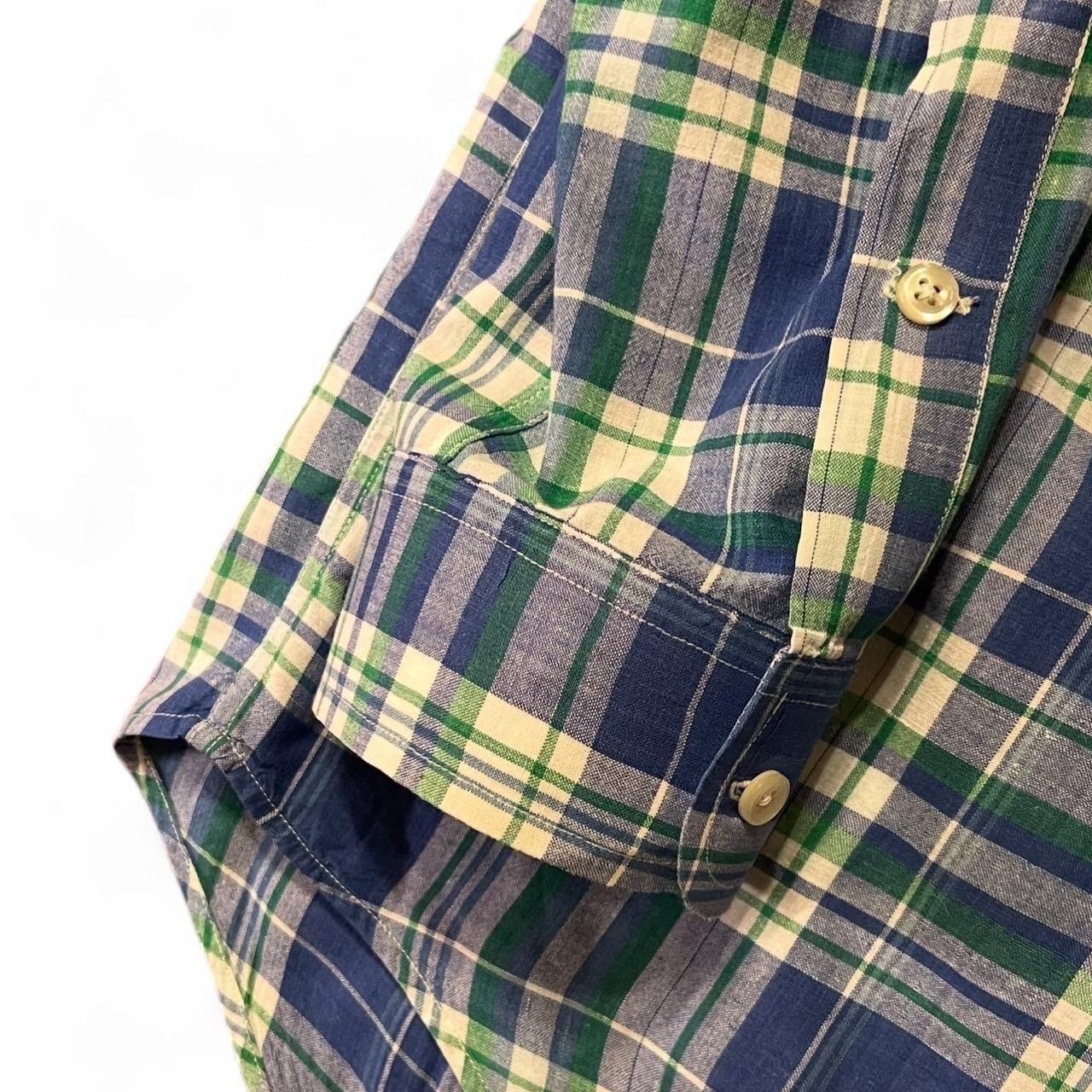 Polo Ralph Lauren VINTAGE Polo by Ralph Lauren Blake 90s Blue Plaid Shirt XL Size US XL / EU 56 / 4 - 5 Thumbnail