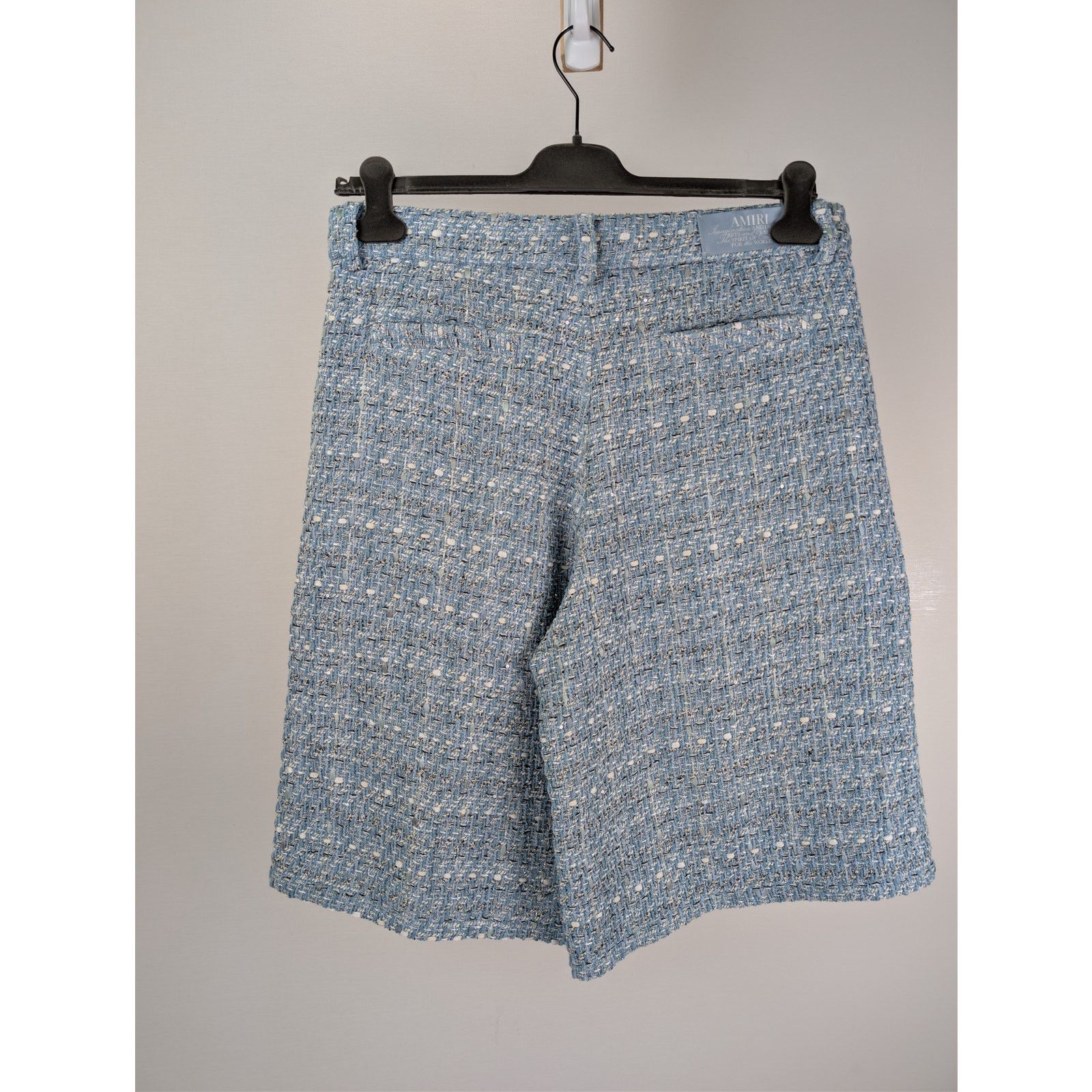 Amiri o1rshd1 Boucle Shorts Short in Ashley Blue Size US 34 / EU 50 - 10 Thumbnail