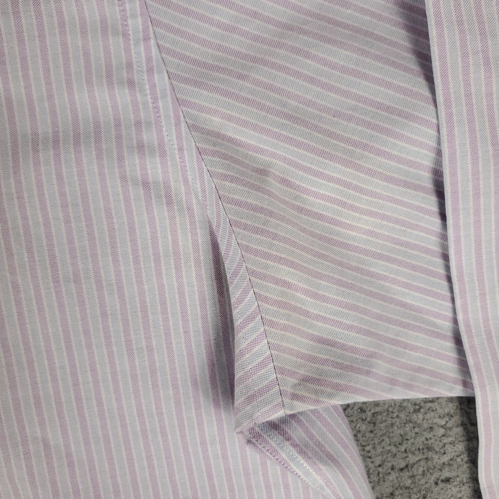 Brooks Brothers VINTAGE Brooks Brothers Shirt Mens XL Purple Striped Button-Up Long Sleeve Casual Business Formal 90s Theme Mens Size US XL / EU 56 / 4 - 5 Thumbnail