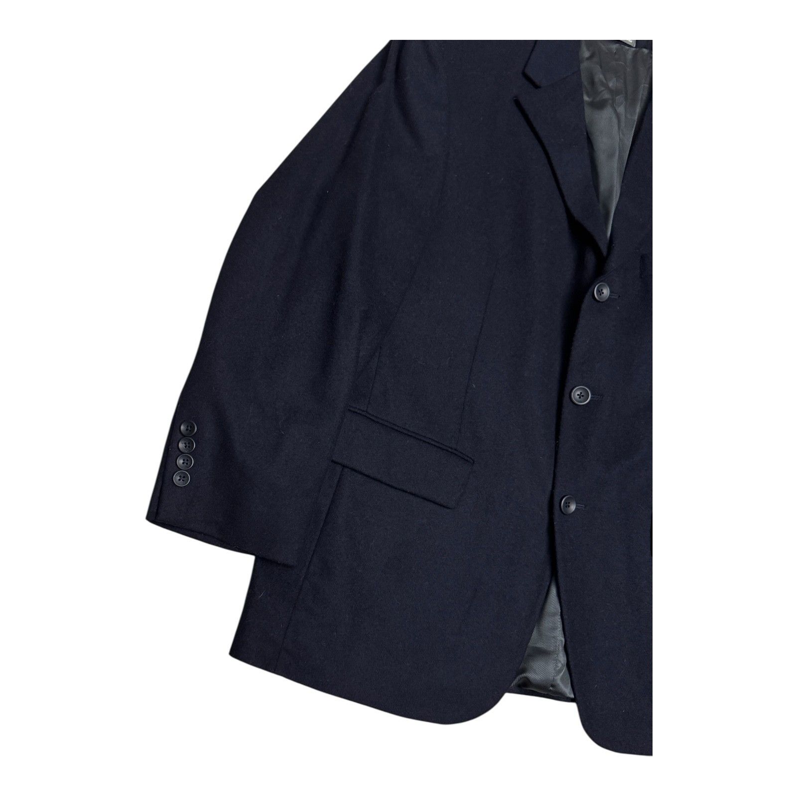 Oscar De La Renta OSCAR DE LA RENTA Wool & Cashmere Business Blazer Jacket 42S Size 42S - 6 Thumbnail