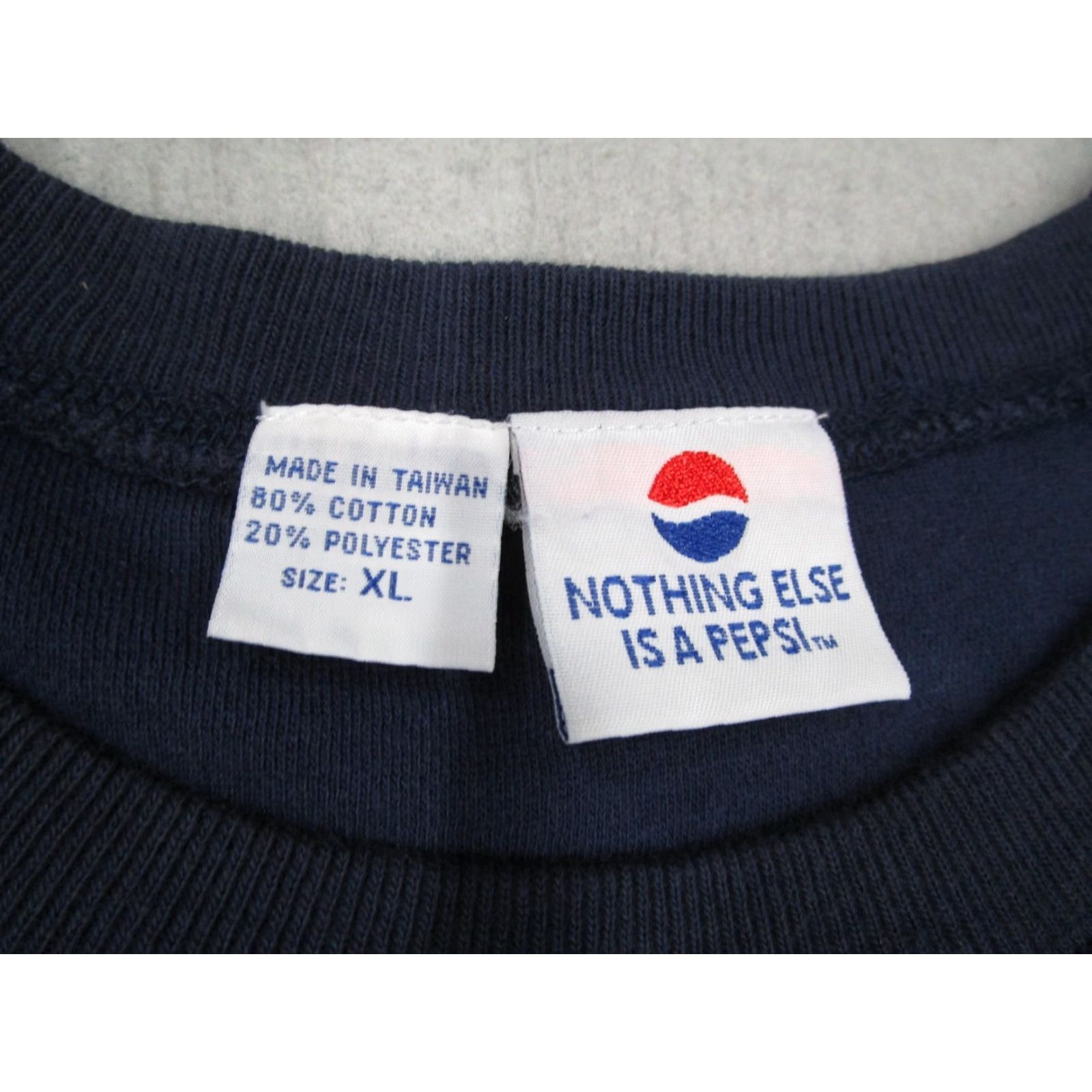 Vintage VINTAGE Pepsi Sweatshirt Mens XL Blue Fleece Crewneck Nothing Else Pepsi 90s Size US XL / EU 56 / 4 - 2 Thumbnail
