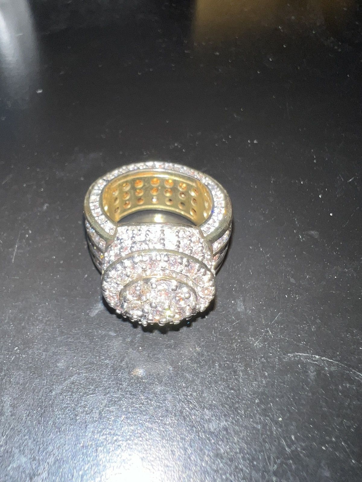 Jewelry Iced out Pinky Ring Size ONE SIZE - 1 Thumbnail