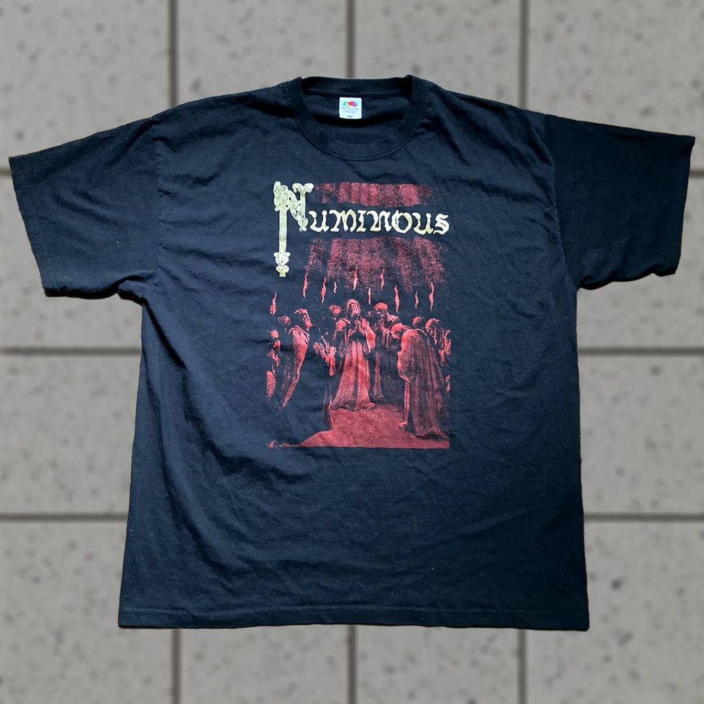 Fruit Of The Loom NUMINOUS T Shirt Mens 2XL Black Metal Band Deathcore Devil Worship Tour horror Size US XXL / EU 58 / 5 - 1 Thumbnail