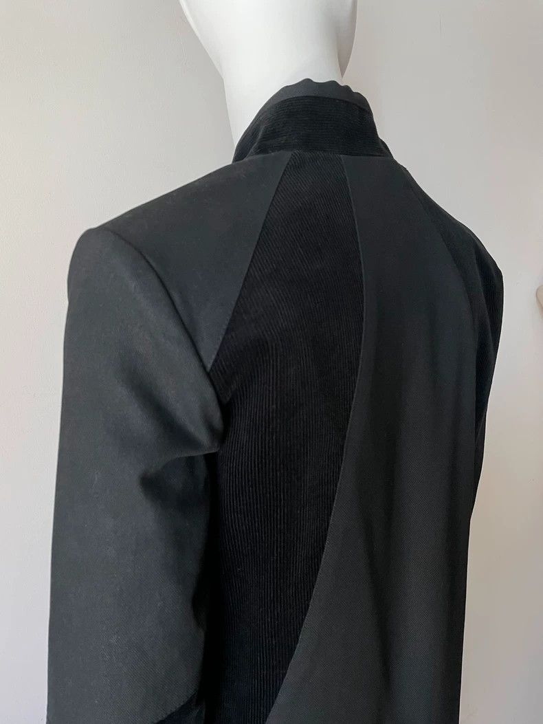Helmut Lang HELMUT LANG Black patchwork simple fashion coat Size S / US 4 / IT 40 - 5 Thumbnail