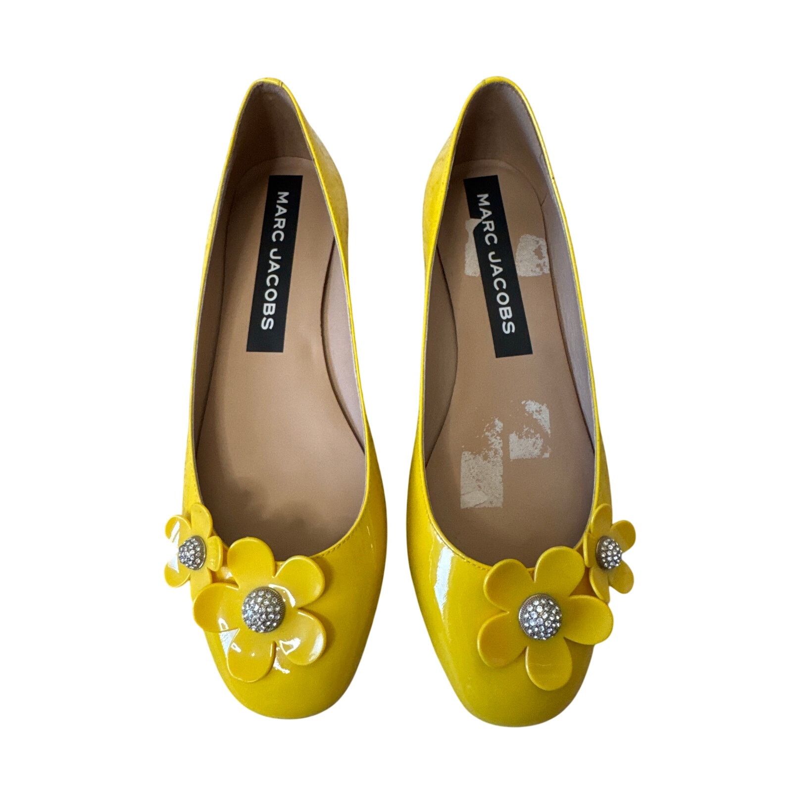 Marc Jacobs MARC JACOBS Daisy Studded Patent Leather Ballet Flats Size US 9.5 / IT 39.5 - 1 Thumbnail