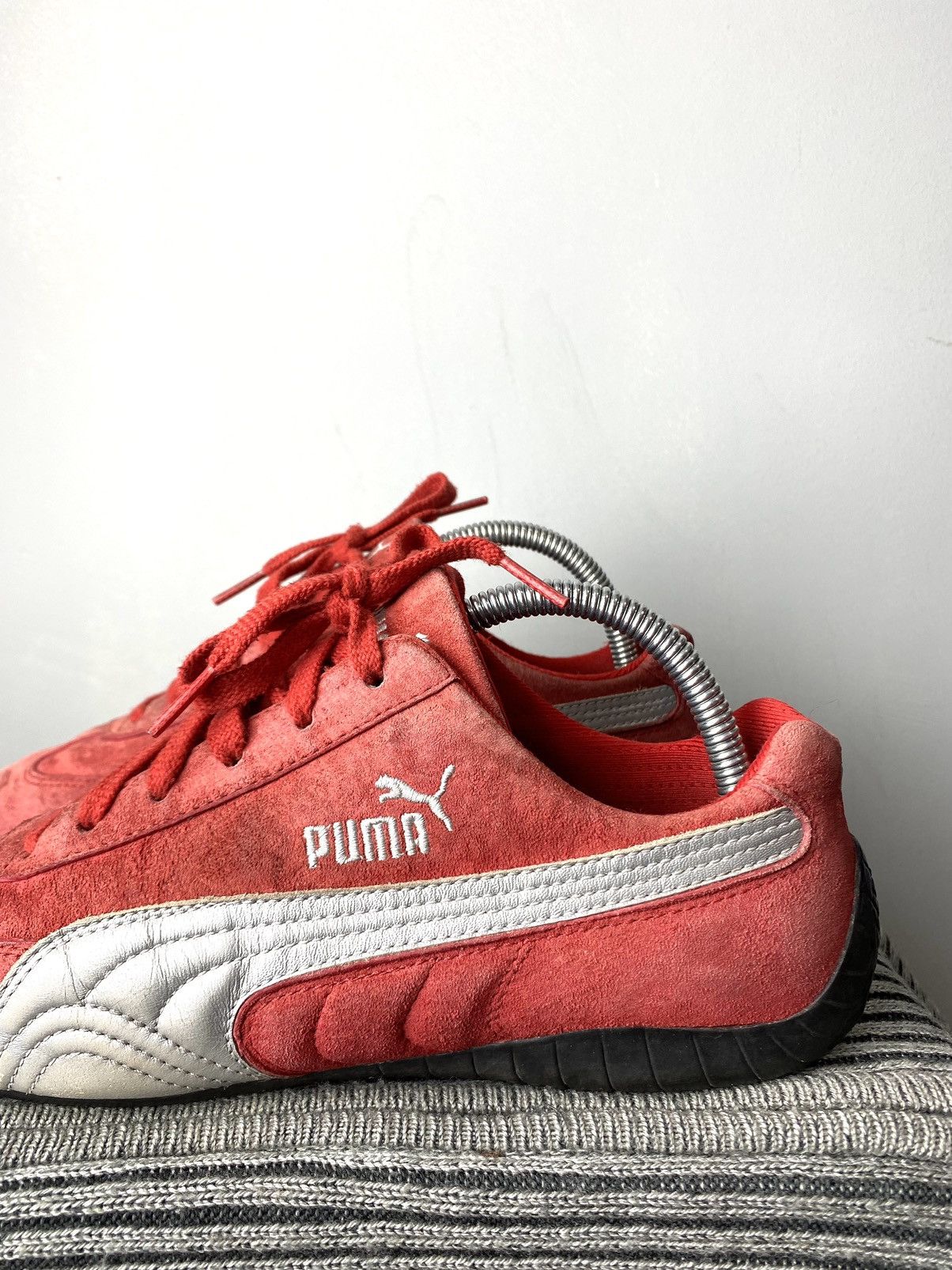 Puma Rare! Vintage Suede Puma Speed Cat Sneakers Racing Ferrari Size US 8 / EU 41 - 3 Thumbnail