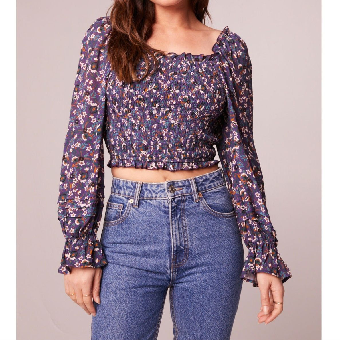 Other NWT Band of the Free Agathe Floral Smocked Top Sz. M [8-10] Size M / US 6-8 / IT 42-44 - 3 Thumbnail