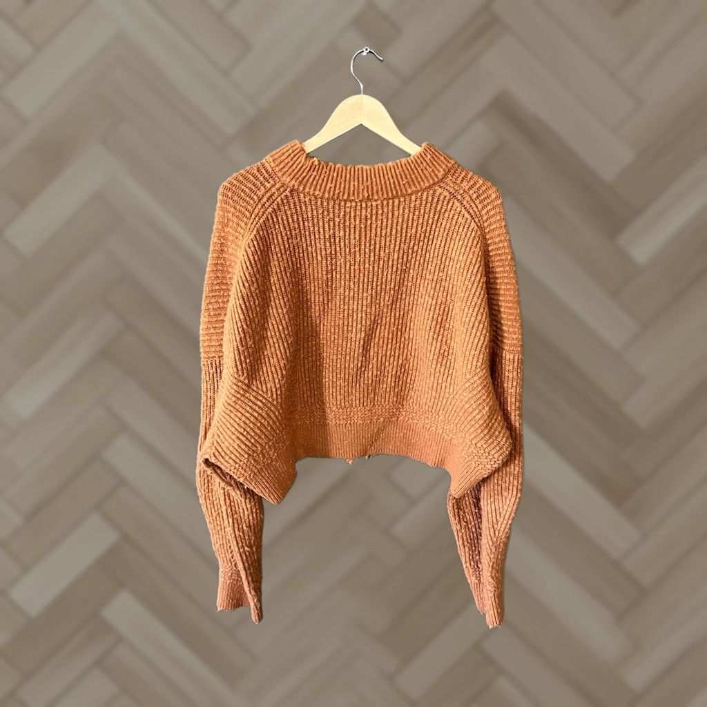 & Other Stories & Other Stories Stockholm Knitted Pullover Sweater Orange L Womens Pullover Knit Long Sleeve Size L / US 10 / IT 46 - 1 Thumbnail