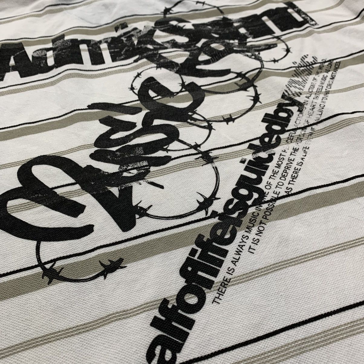 Japanese Brand Y2K Beaumont Carr Poem Stripe Polos Japanese Brand Size US XXL / EU 58 / 5 - 8 Thumbnail
