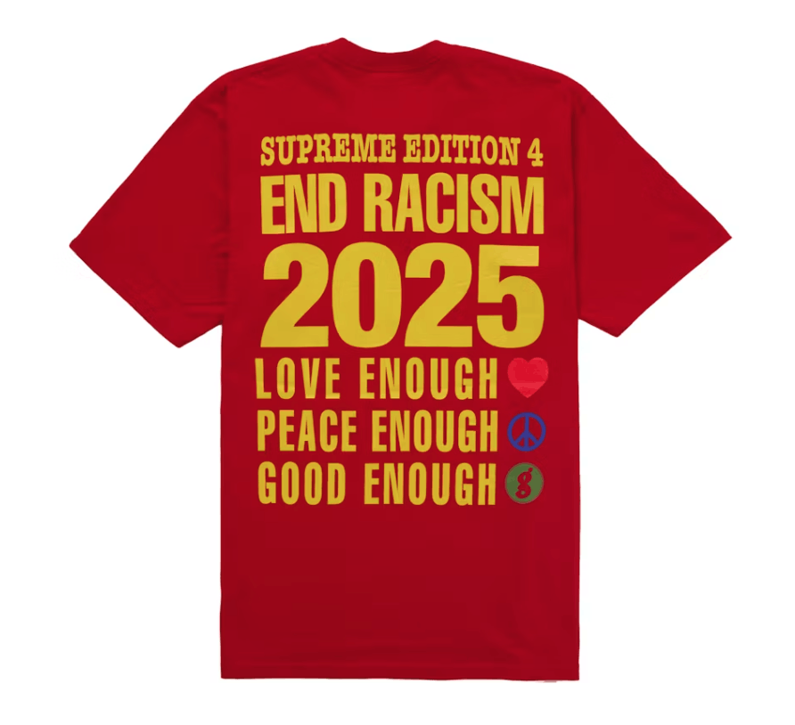 Supreme Supreme GOODENOUGH End Racism Tee Red Size M Size US M / EU 48-50 / 2 - 2 Thumbnail
