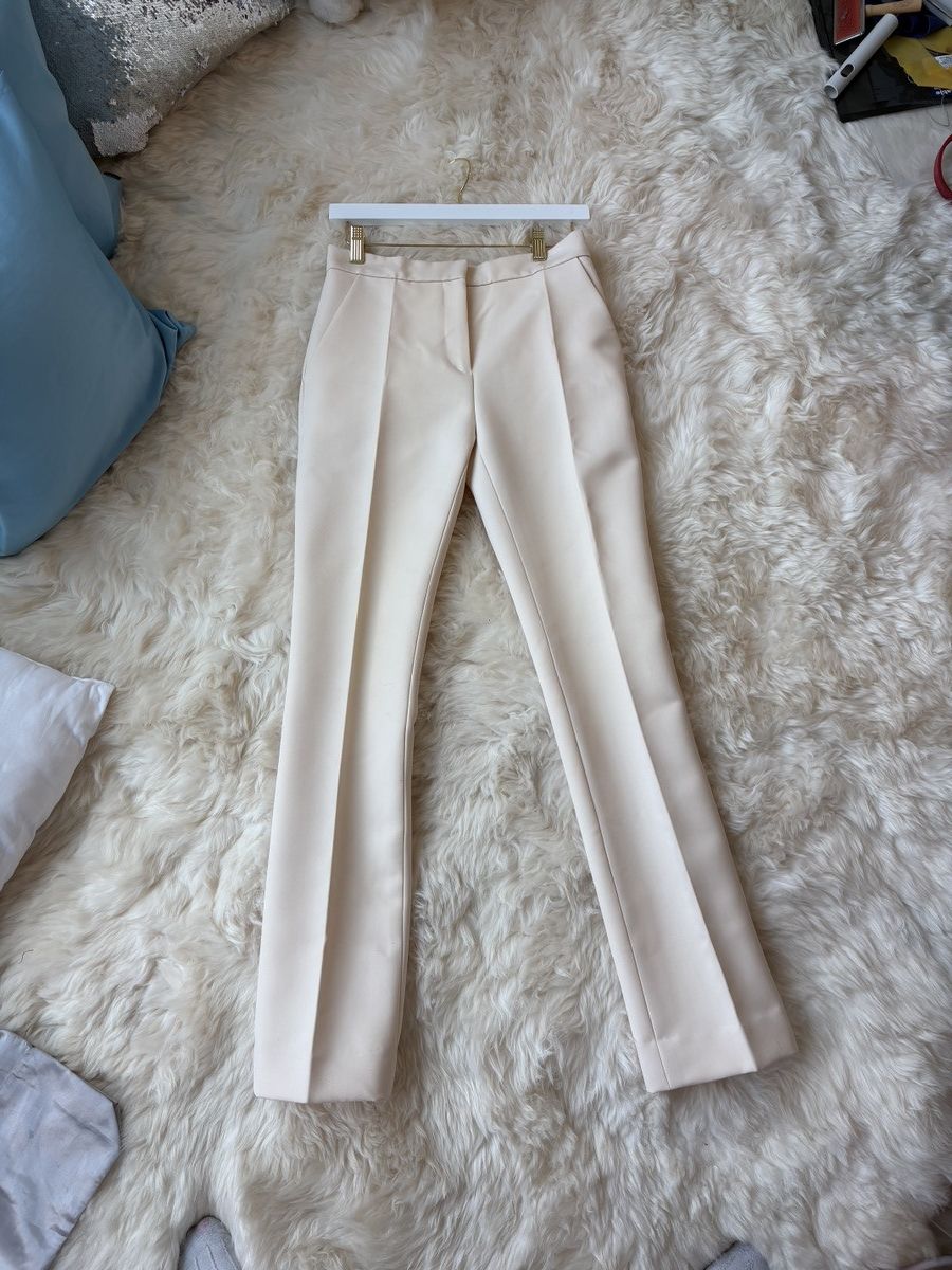 Valentino Valentino Garavani cream pants Size 36" / US 14 / IT 50 - 1 Thumbnail