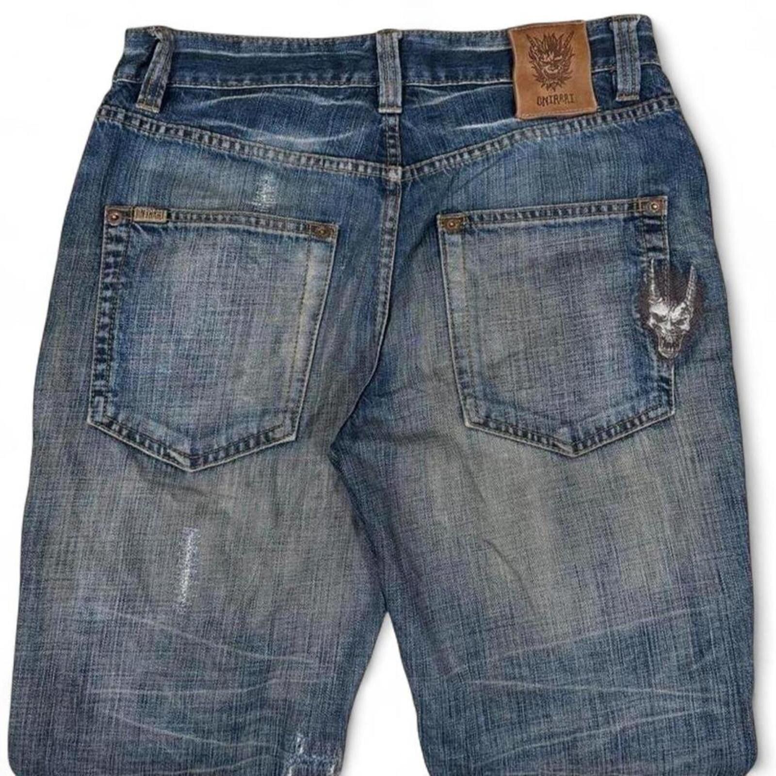 True Religion VINTAGE ONIARAI MUD WASH AND EMBROIDERY LOGO ON BACK DENIM Size US 30 / EU 46 - 2 Thumbnail