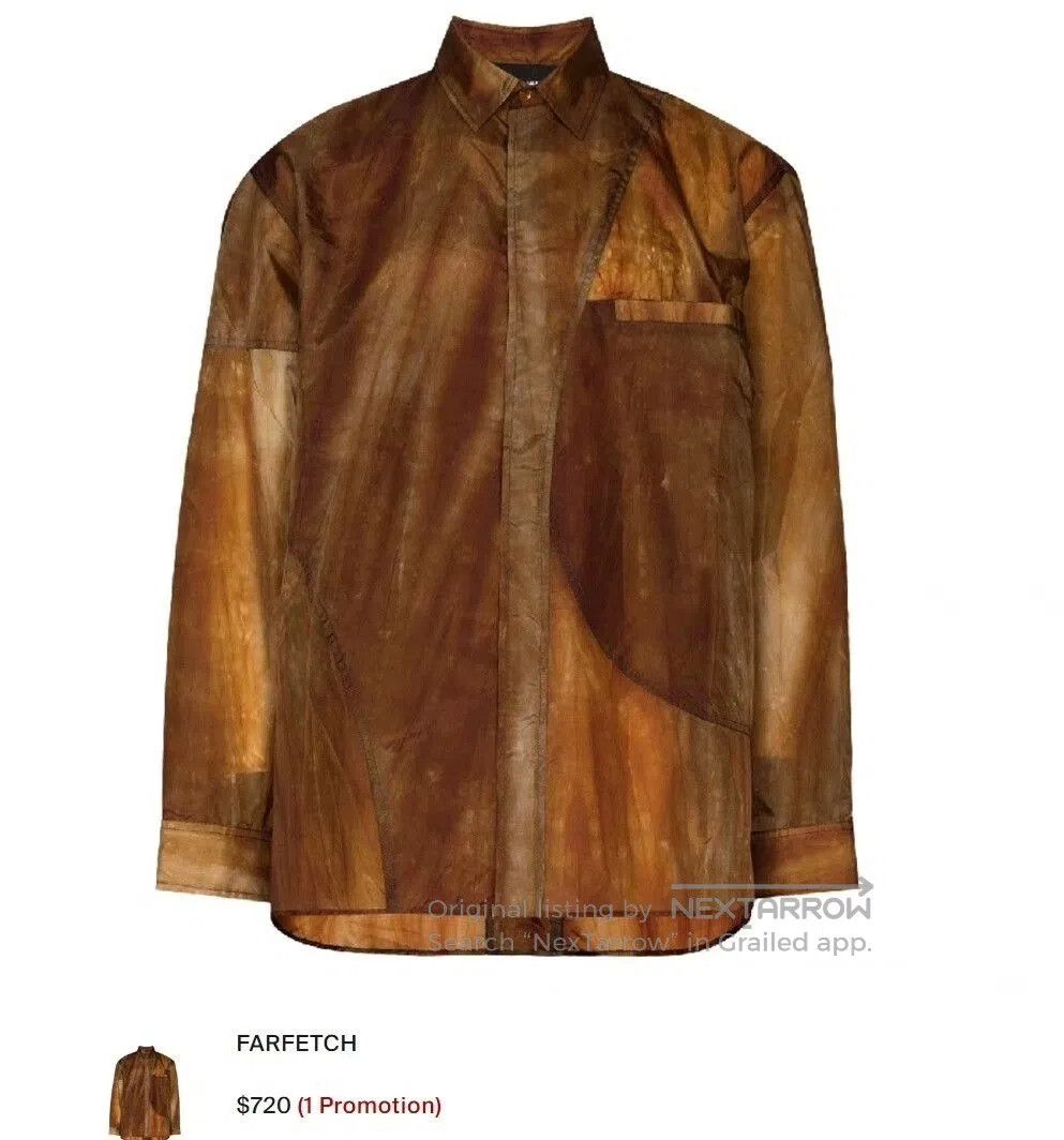 A-COLD-WALL* A-COLD-WALL Marble Print Shirt. Size US XL / EU 56 / 4 - 1 Thumbnail