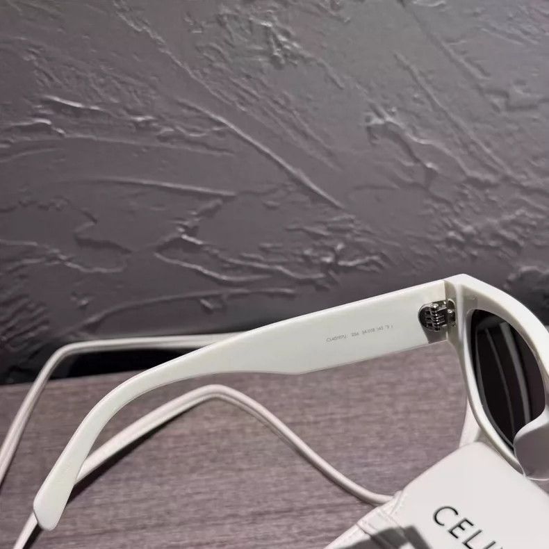 Celine Celine Logo Sunglasses with White Edges Size ONE SIZE - 8 Thumbnail