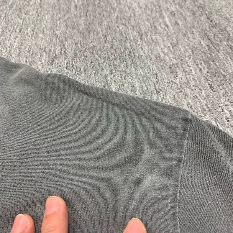Balenciaga Balenciaga Washed Grey Small Logo Short Sleeve Size US M / EU 48-50 / 2 - 9 Thumbnail