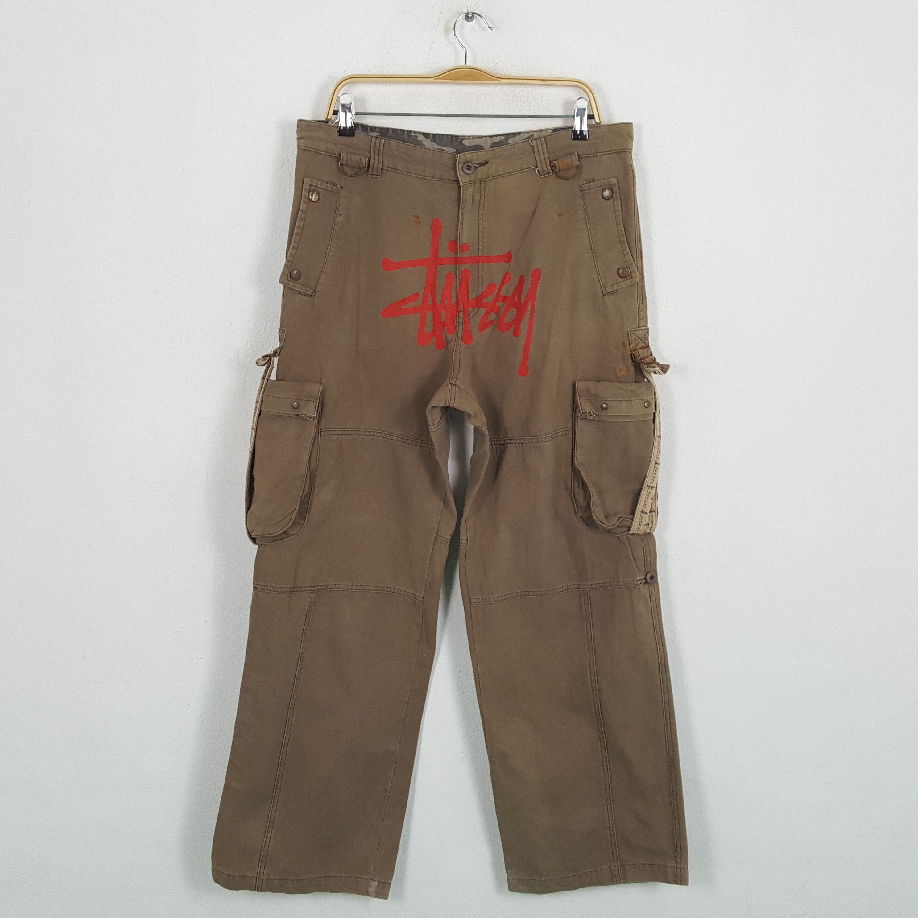 image of Stussy Streewear Skateboard Cargo Pants in Brown, Men's (Size 35)