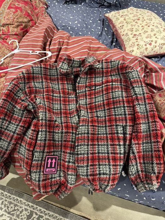 OffWhite Off White Fleece Rare Winter Jacket Grailed