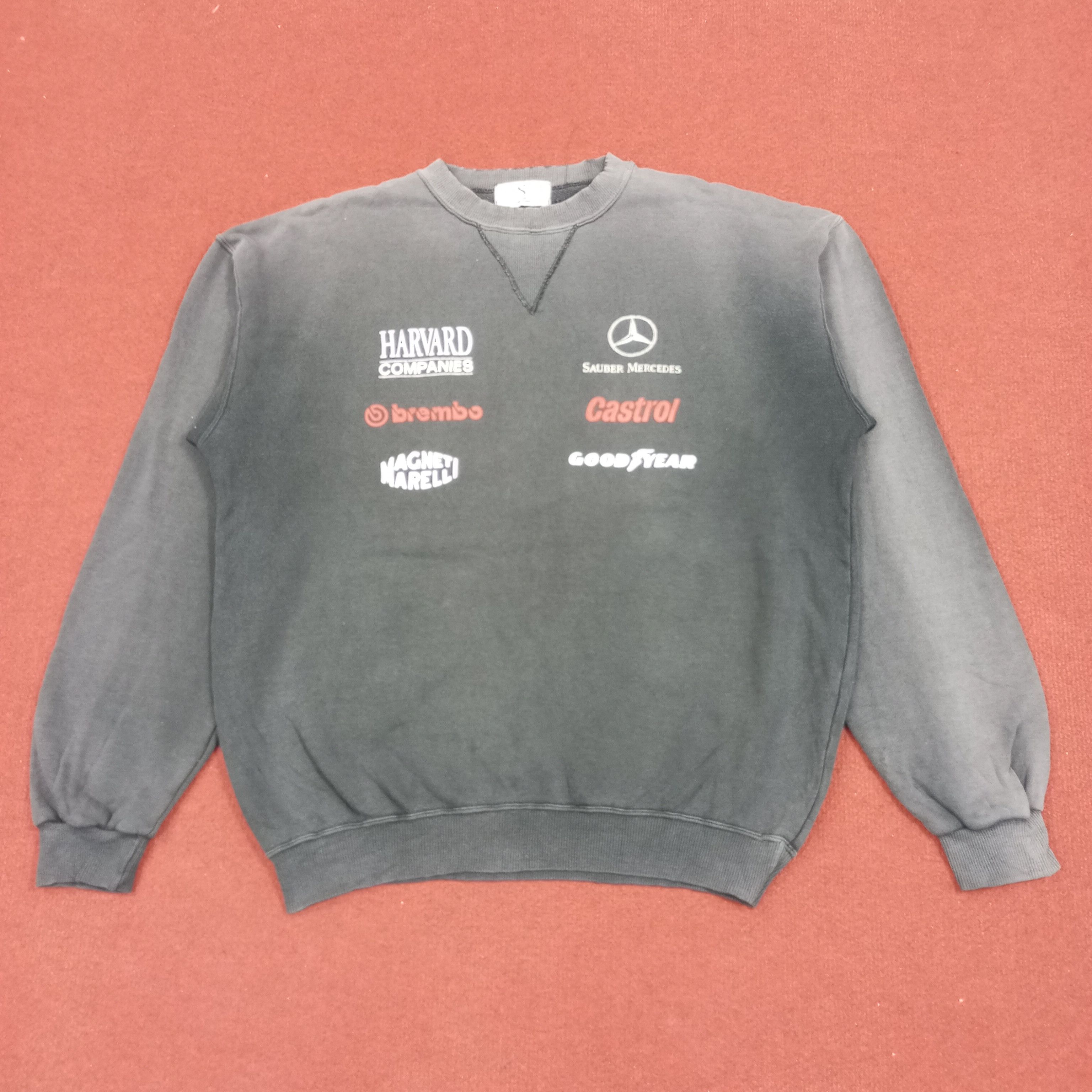 Vintage Magneti Marelli Sauber Mercedes Castrol Promo Sweatshirt Size US M / EU 48-50 / 2 - 1 Thumbnail