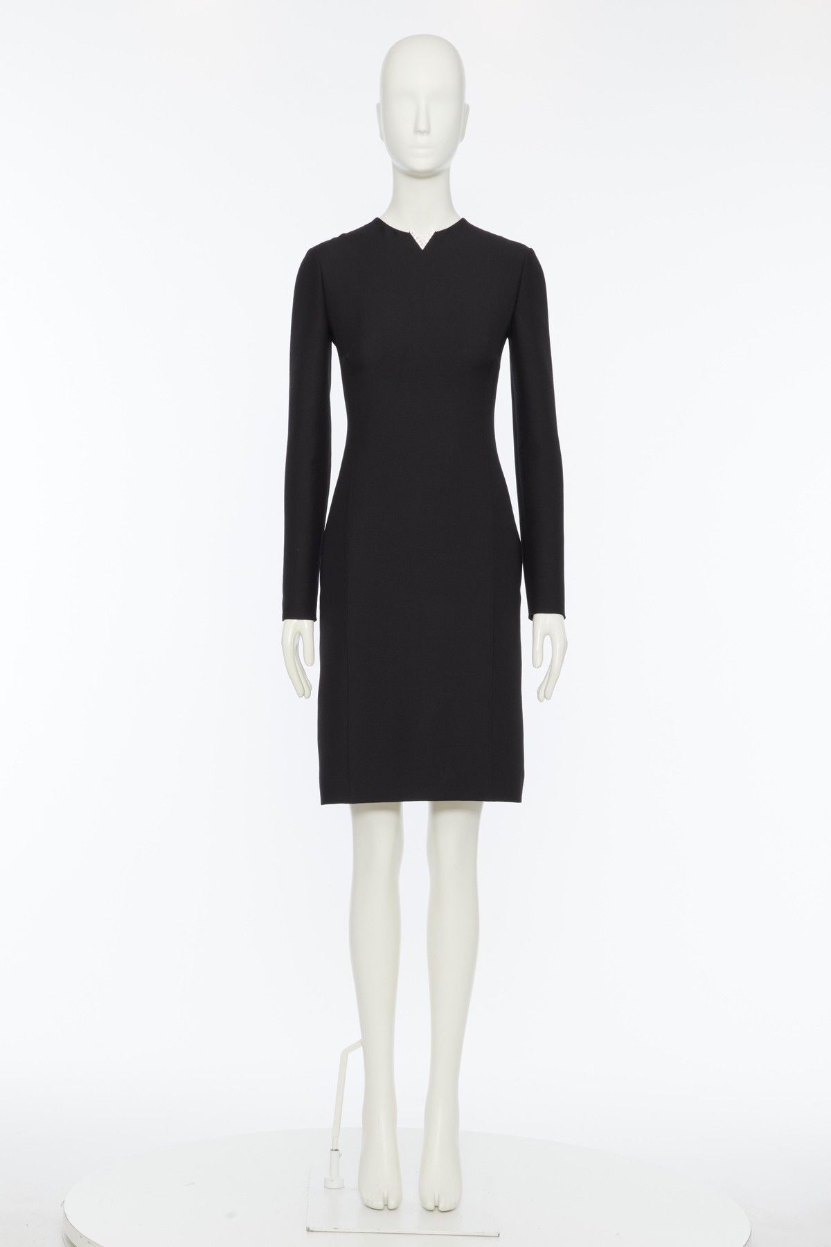 Valentino o1s1wg110525 Midi Dress in Black Size XS / US 0-2 / IT 36-38 - 1 Thumbnail