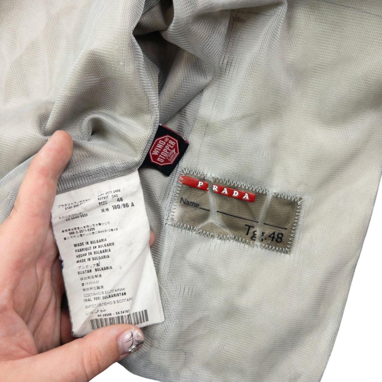 Prada Vintage 2011 Prada Sport Wind Stopper Jacket Size S Size US S / EU 44-46 / 1 - 6 Thumbnail