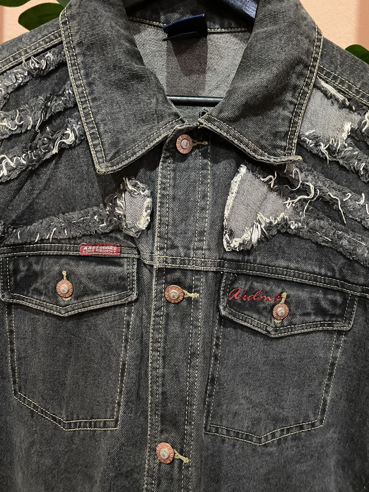 Akademiks VINTAGE Y2K AKADEMIKS DENIM JACKET Size US L / EU 52-54 / 3 - 9 Thumbnail