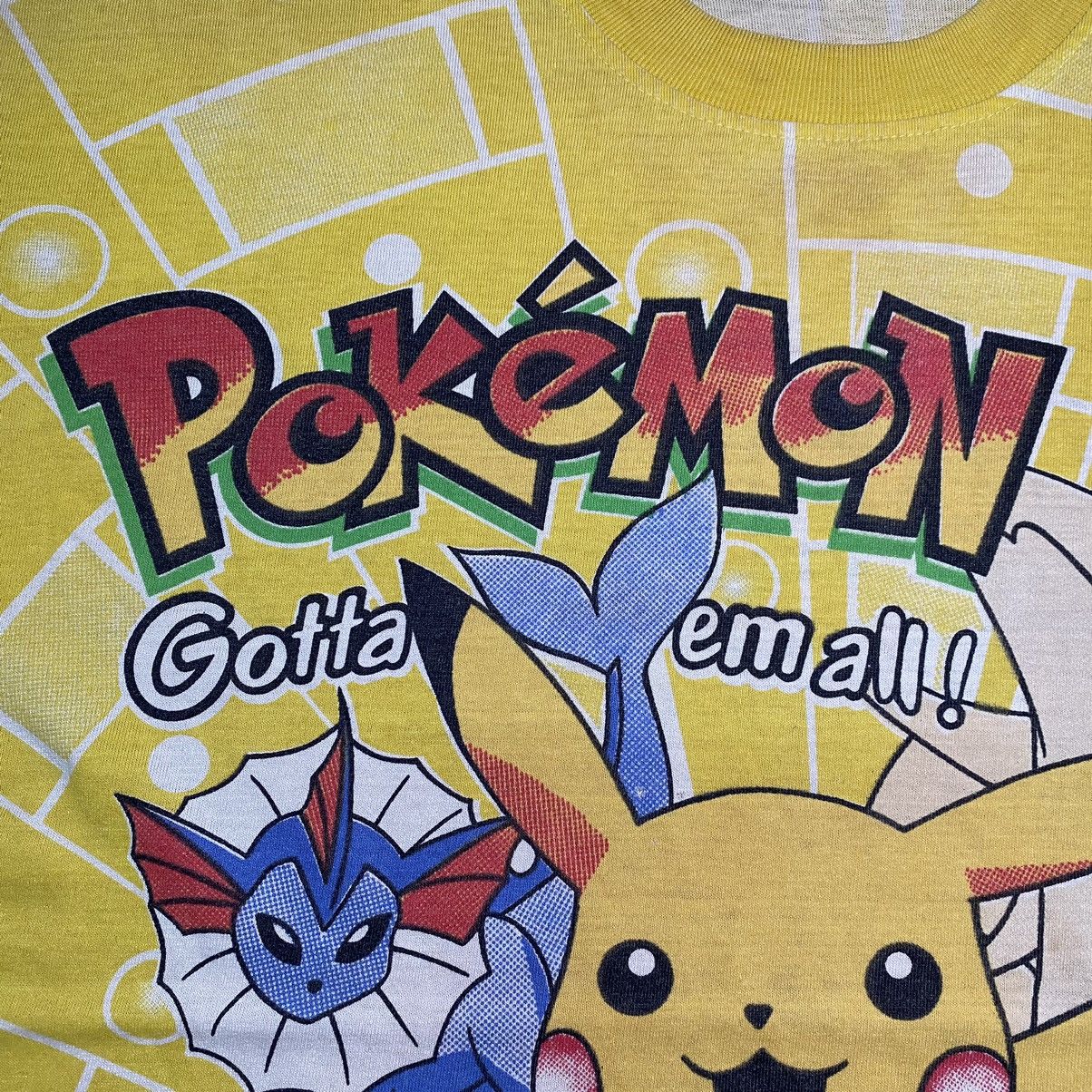 Vintage Vintage 90’s Pokemon Alloverprint T Shirt Bootleg Size US L / EU 52-54 / 3 - 4 Thumbnail