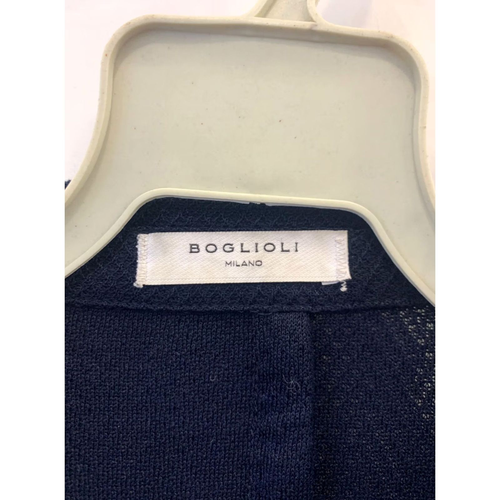 Boglioli Boglioli Milano K-Jacket Blazer Navy Blue Cotton 46R / L Men’s Blue Unstructured Soft Tailoring, Italy Size 42R - 4 Thumbnail