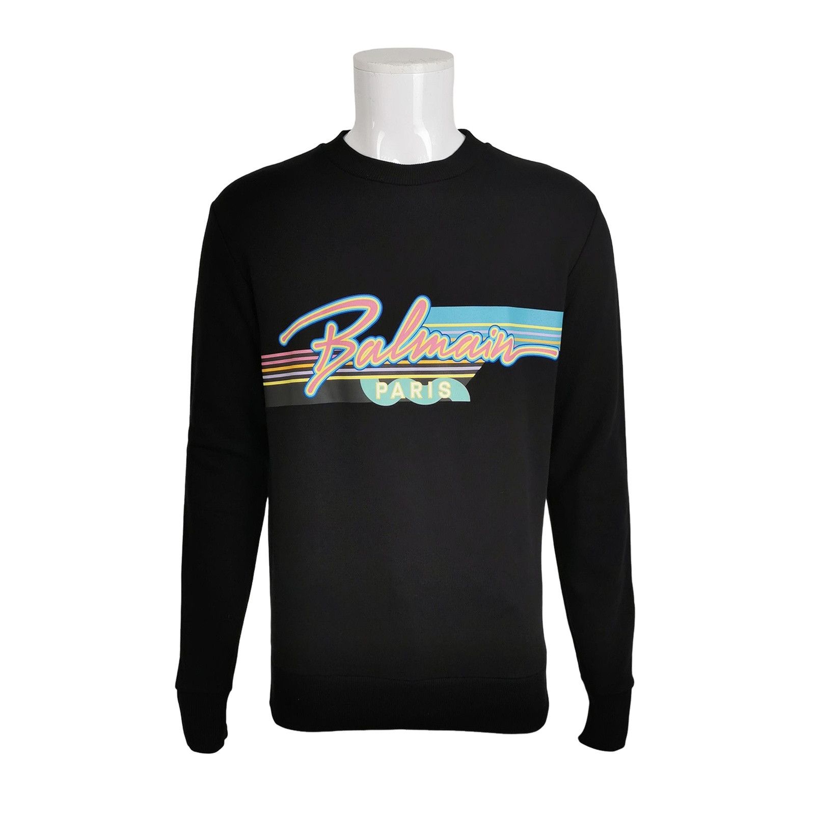 Balmain Balmain Retro Logo Graphic Sweatshirt Size S Size US S / EU 44-46 / 1 - 1 Thumbnail