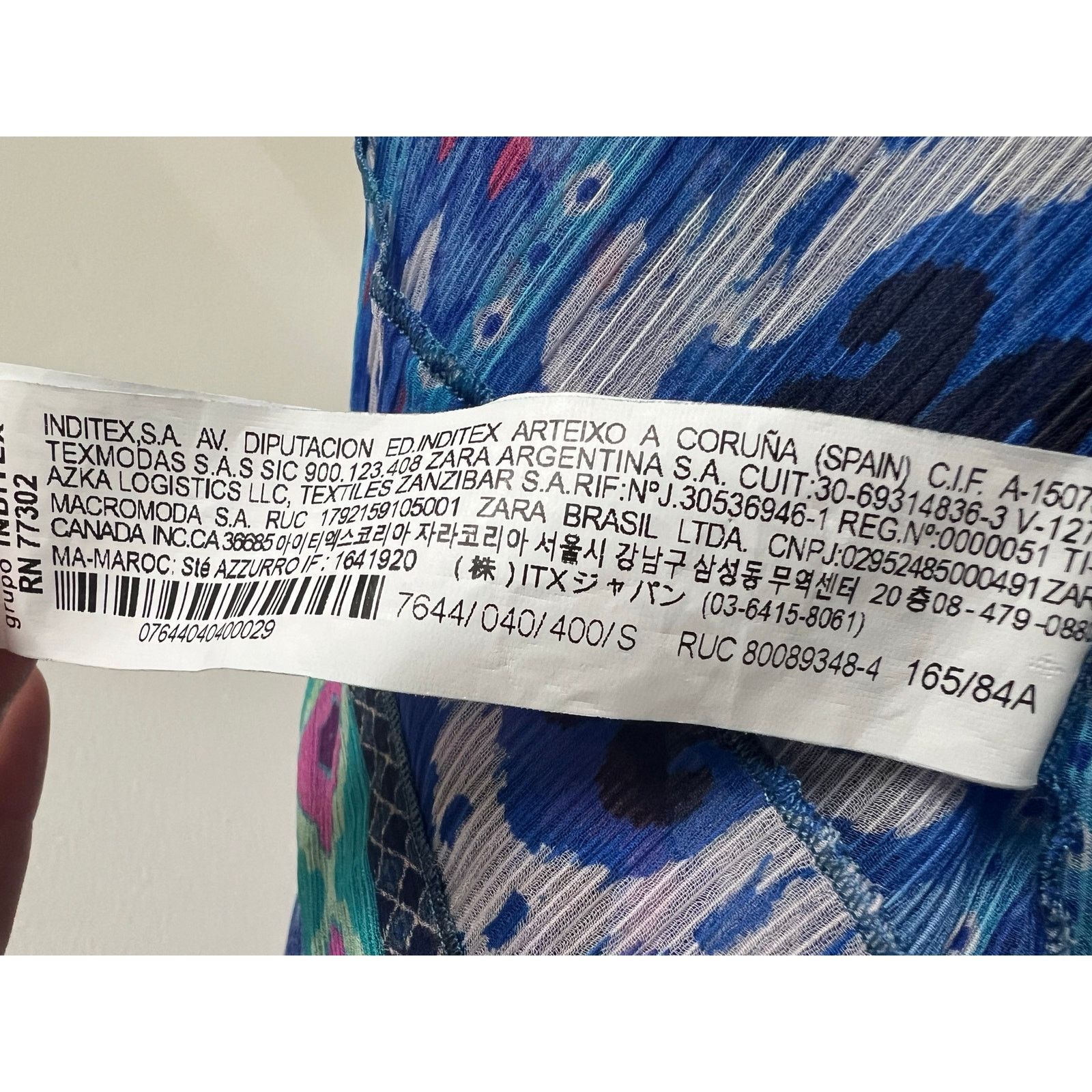 Zara Zara Open Shoulder Geometric Print Sheer Blouse Small Size S / US 4 / IT 40 - 6 Thumbnail