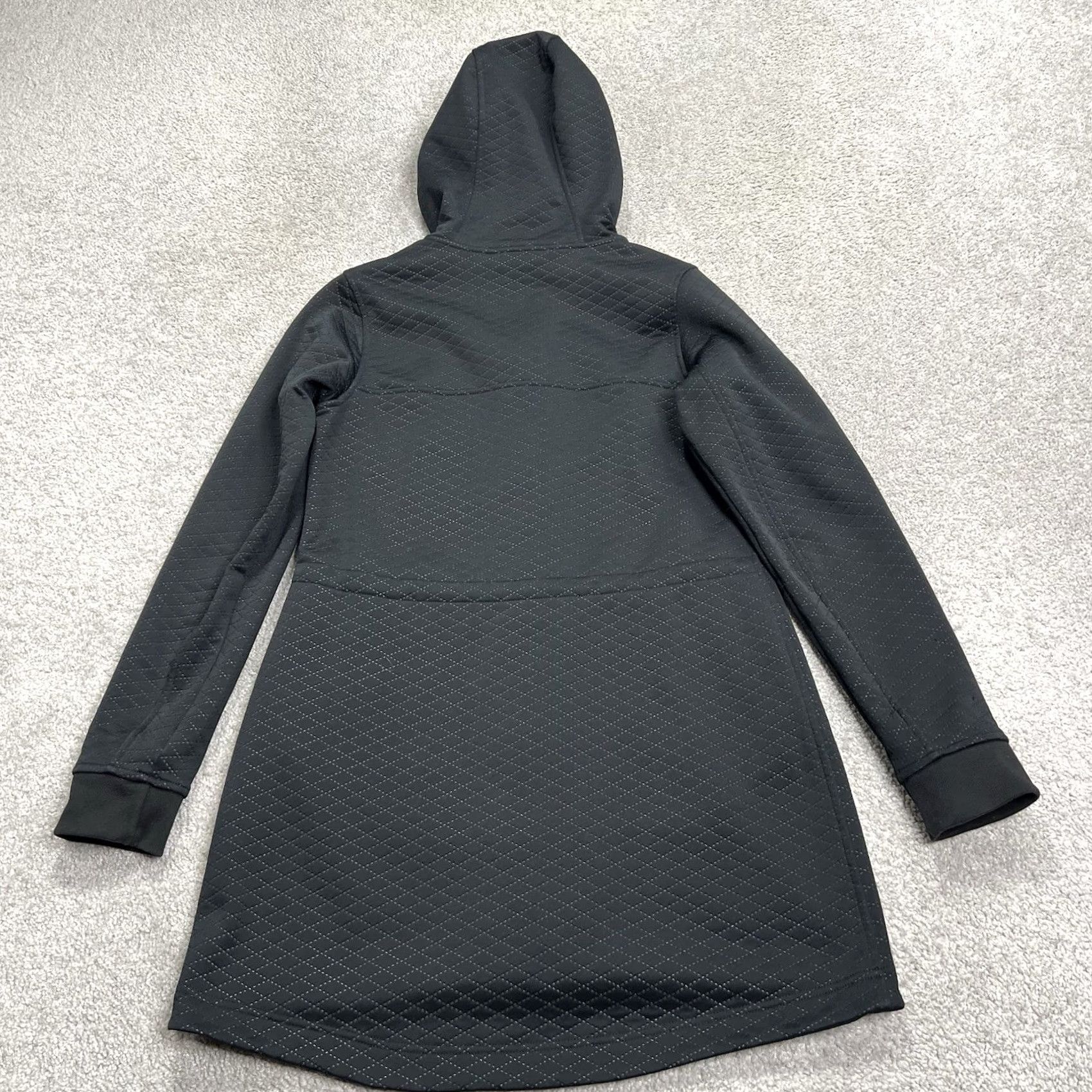 The North Face The North Face Jacket Womens Size Small Recover Up Quilted Design Hooded Black Full Zip Snap Size S / US 4 / IT 40 - 7 Thumbnail