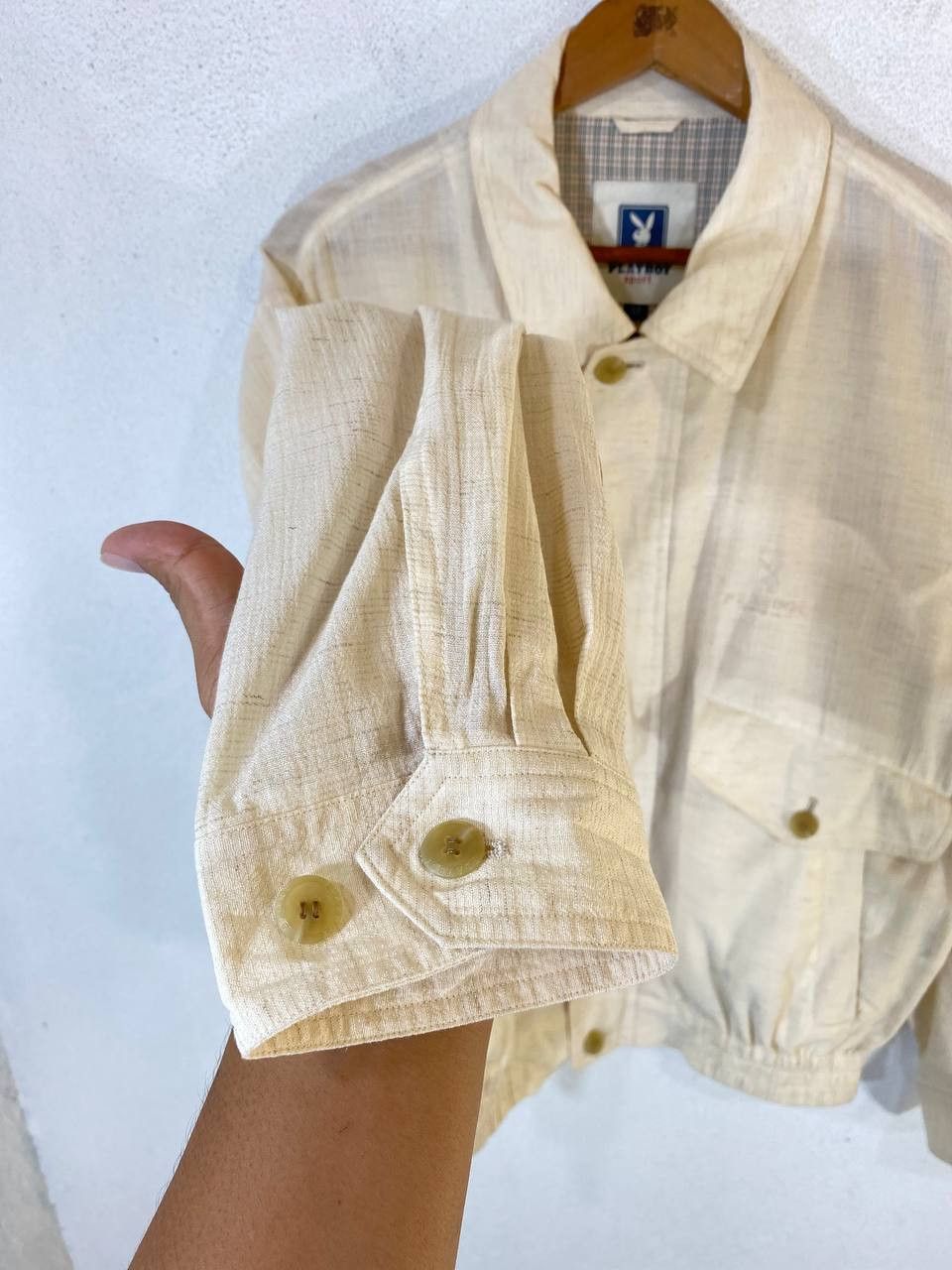 Japanese Brand vintage playboy light jacket very nice design Size US M / EU 48-50 / 2 - 4 Thumbnail