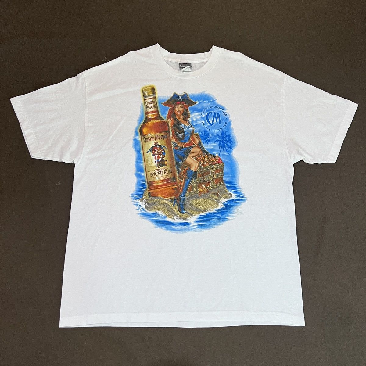 Japanese Brand × Vintage Vintage Y2K Captain Morgan Promo Tee 2XL Size US XXL / EU 58 / 5 - 4 Thumbnail