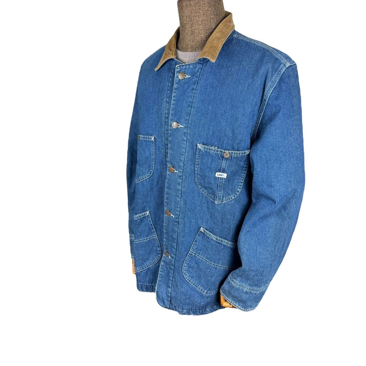 Lee ❄️LEE DENIM CORDUROY COLLAR WORKWEAR JACKET Size US L / EU 52-54 / 3 - 2 Thumbnail