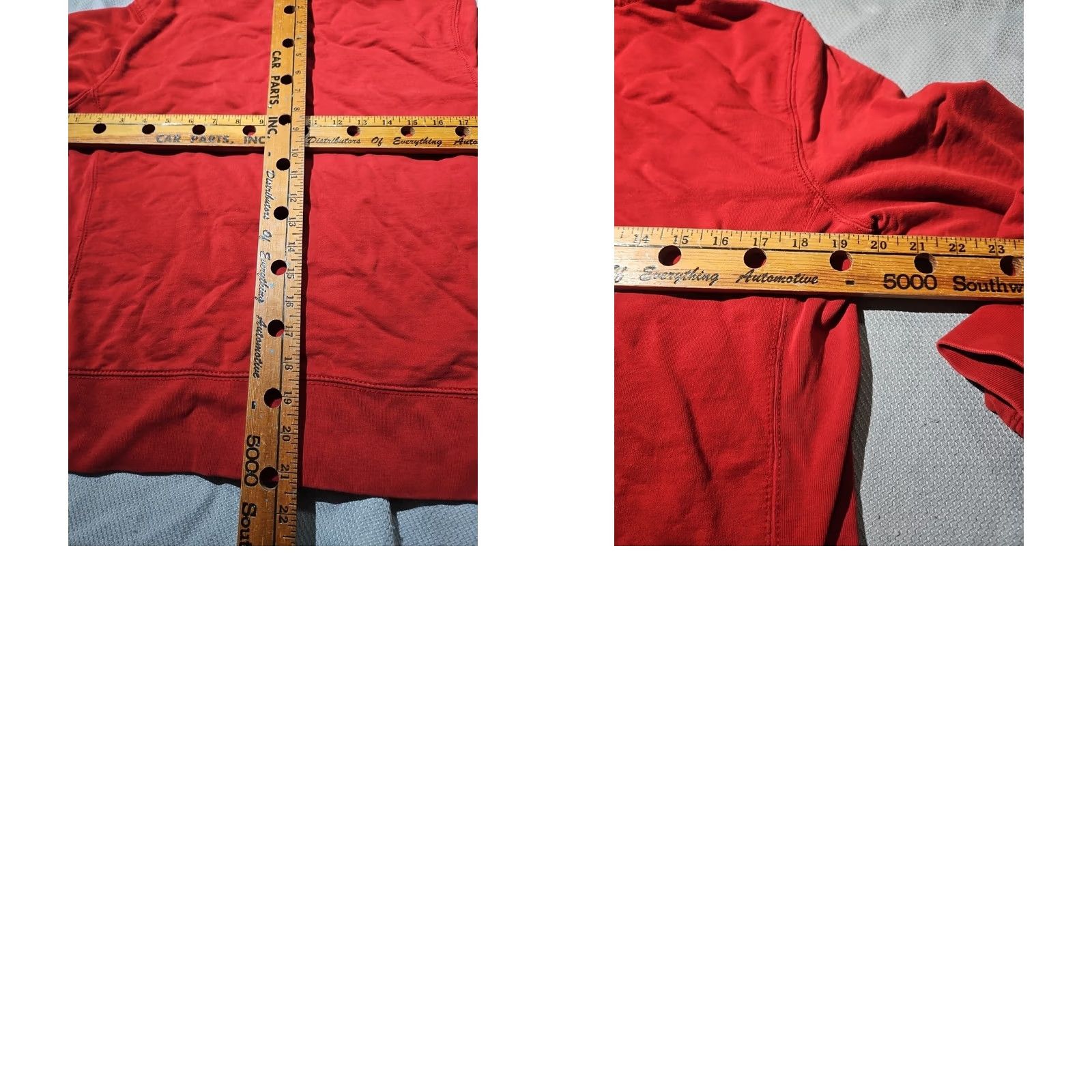 American Eagle Outfitters VINTAGE American Eagle Hoodie Mens Large Red Spellout Full Zip Embroidered Y2K Size US L / EU 52-54 / 3 - 10 Thumbnail