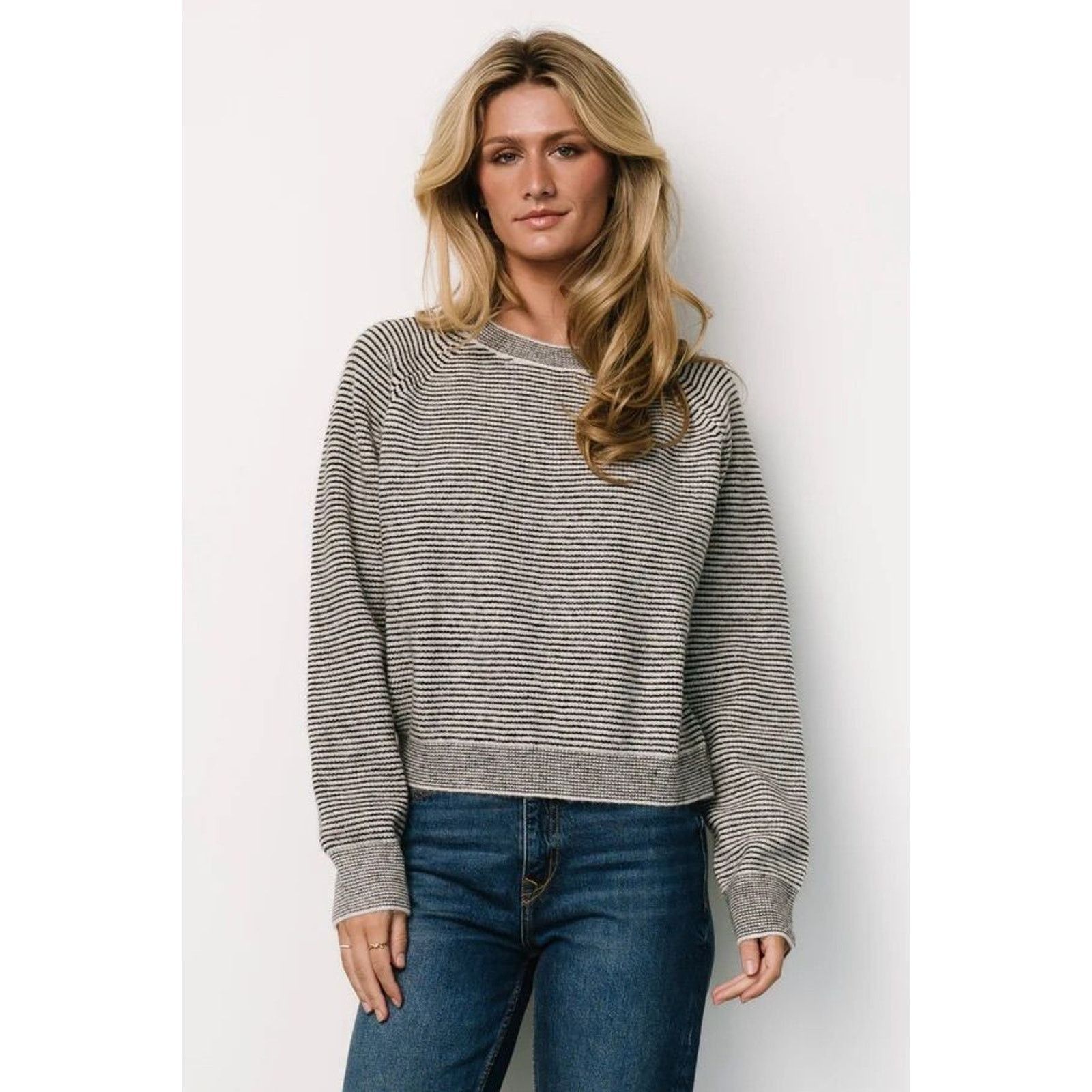 Other Baltic Born Zadie Striped Sweatshirt NWT $71.00 retail Size XL / US 12-14 / IT 48-50 - 1 Thumbnail