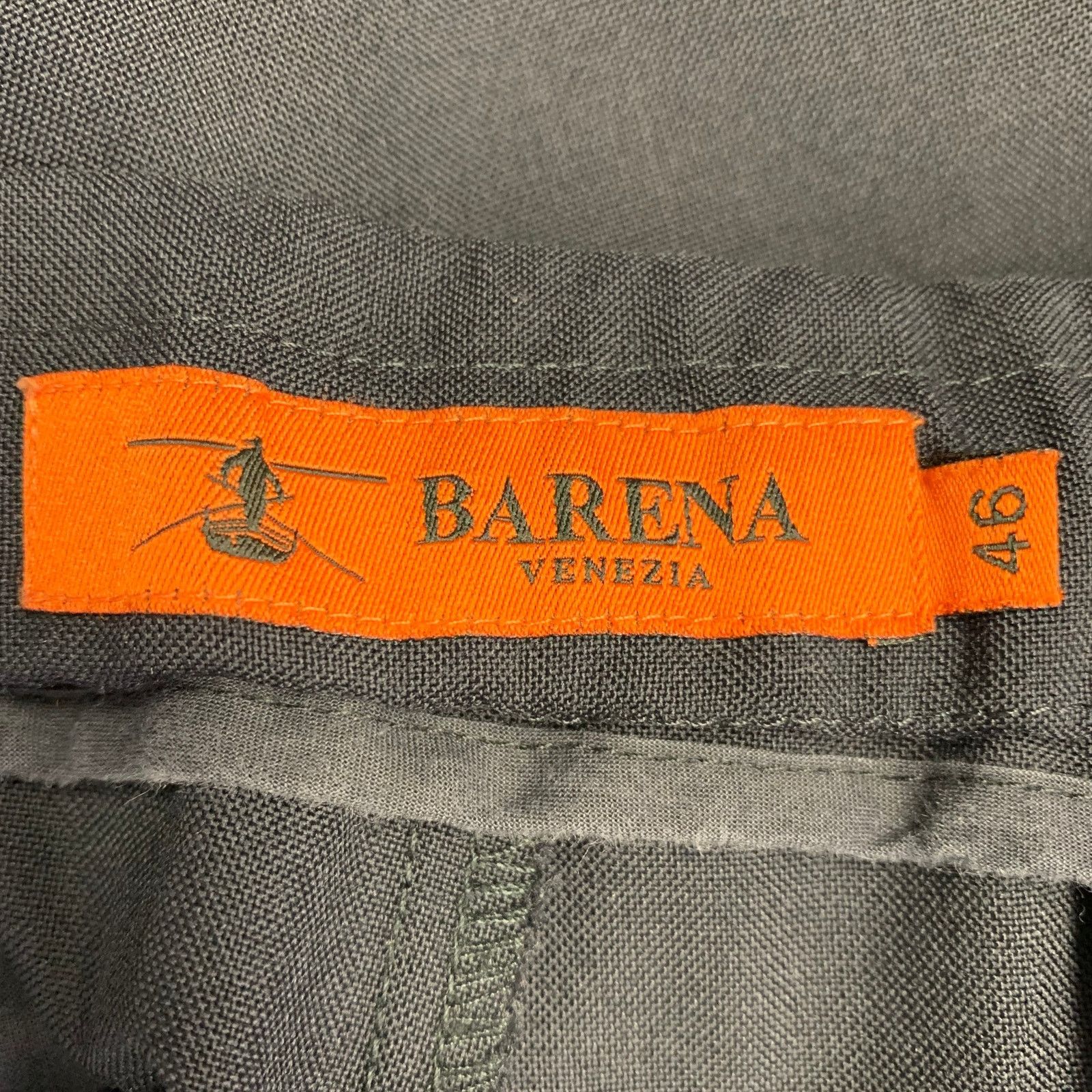 Barena BARENA Size 30 Navy Wool Cotton Drawstring Casual Pants Size US 30 / EU 46 - 3 Thumbnail