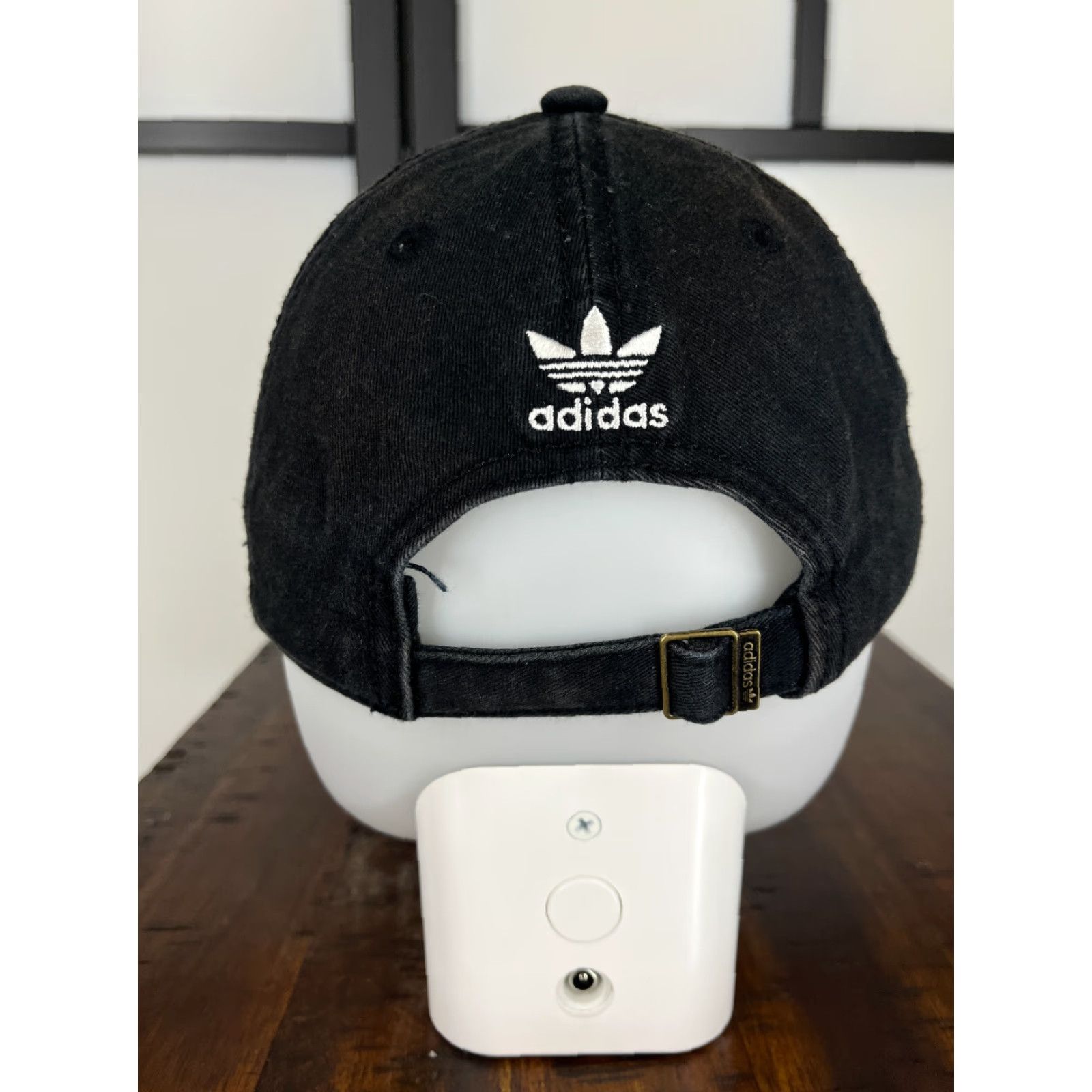 Adidas adidas Hat Cap Strap Back Adult One Size Black Cotton Twill Trefoil Embroidered Baseball Cap Logo Adjustable Breathable Lightweight Men Shirt? Size ONE SIZE - 6 Thumbnail